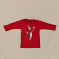 COALES MERINO New Zealand Top Size 1 Baby Red long sleeve Dr. Seuss Cat in the hat