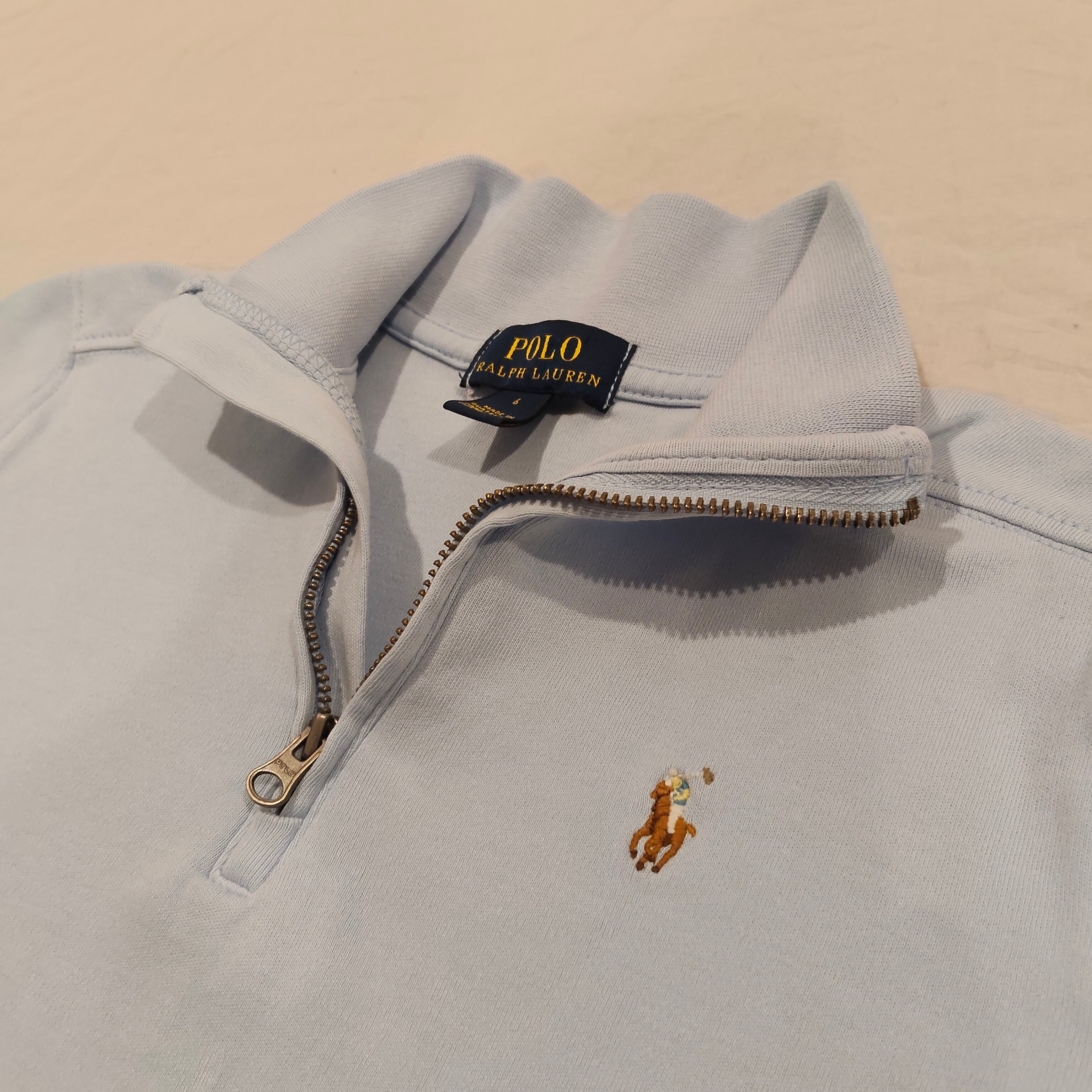 POLO Ralph Lauren Top Size 6yrs Long Sleeve Light Blue