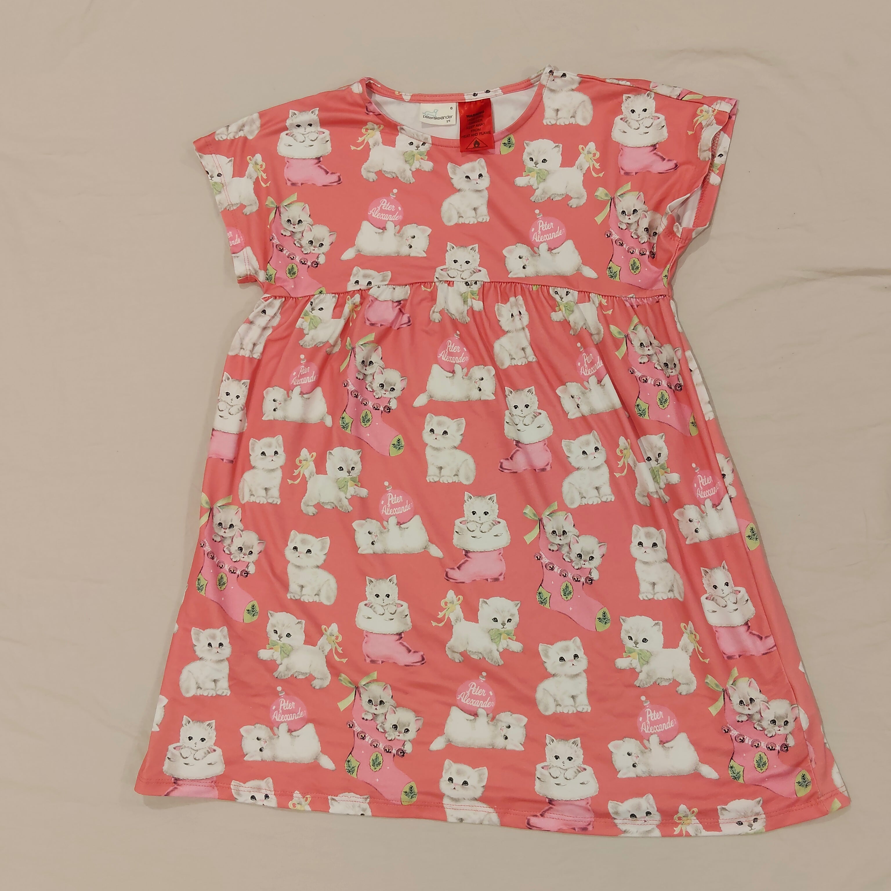 PETER ALEXANDER dress size 6 Girls short sleeve Kitty