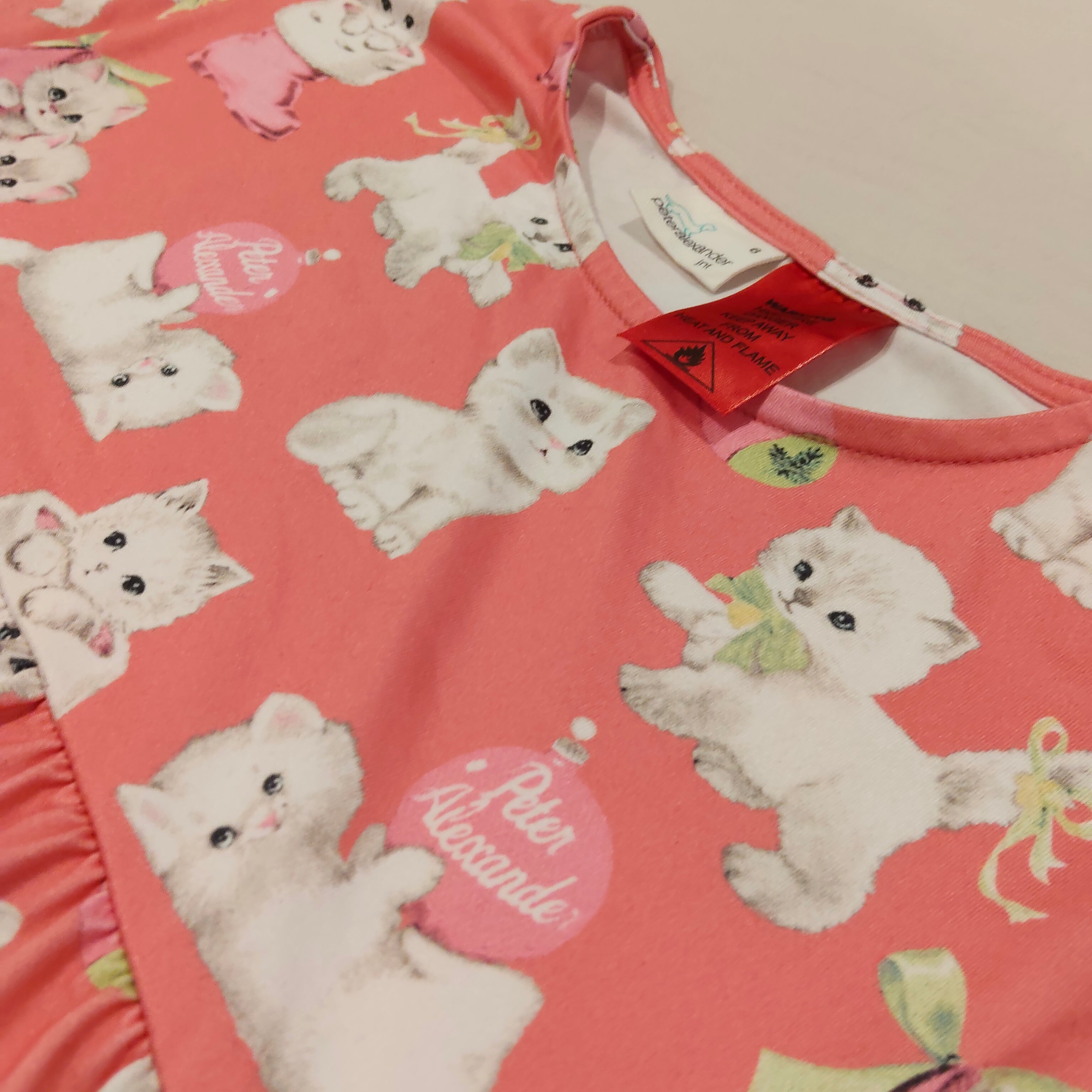 PETER ALEXANDER dress size 6 Girls short sleeve Kitty