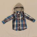 OSHKOSH B'gosh shirt size 1yr Boys Short Sleeve removable hood