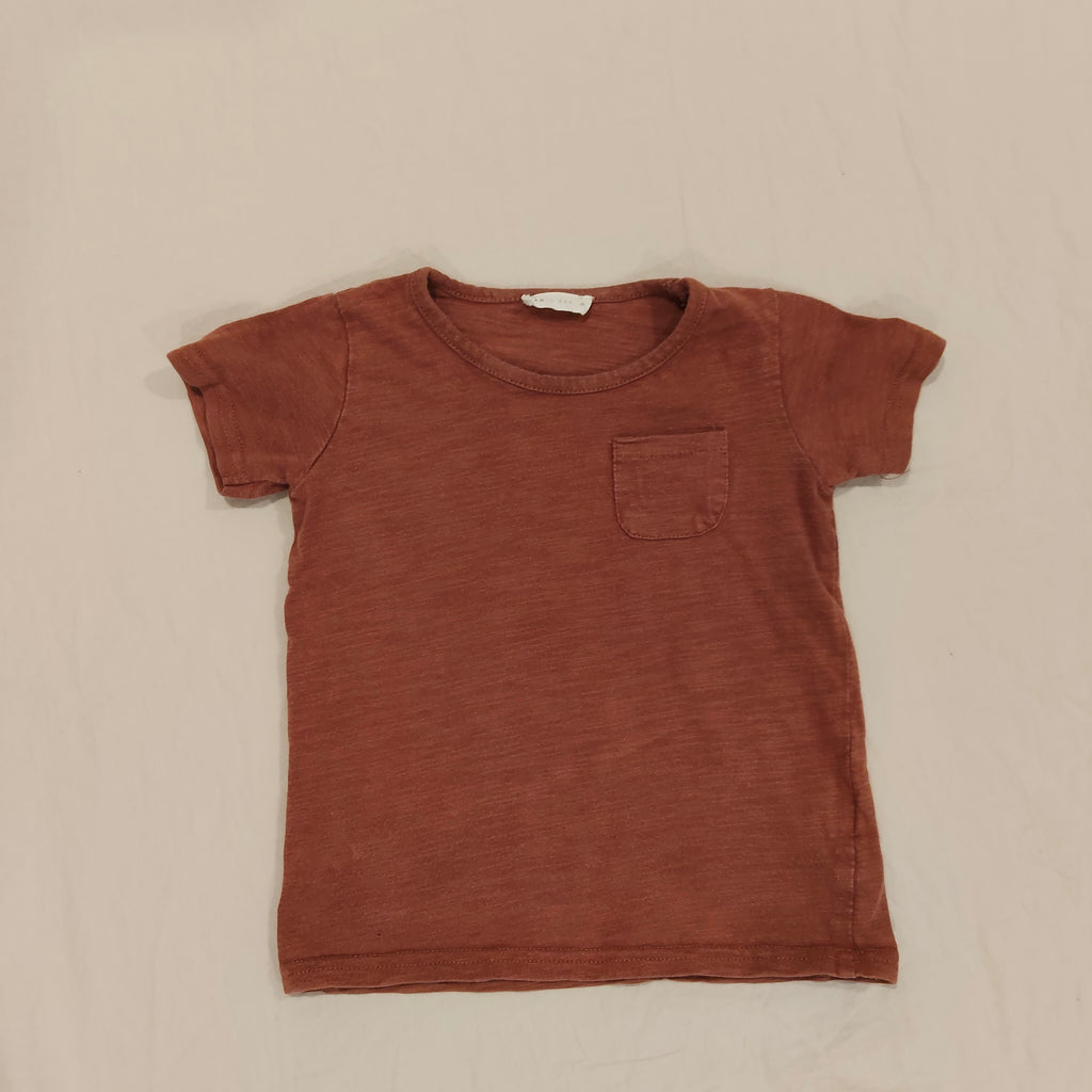 JAMIE KAY top size 2y girls short sleeve Copper