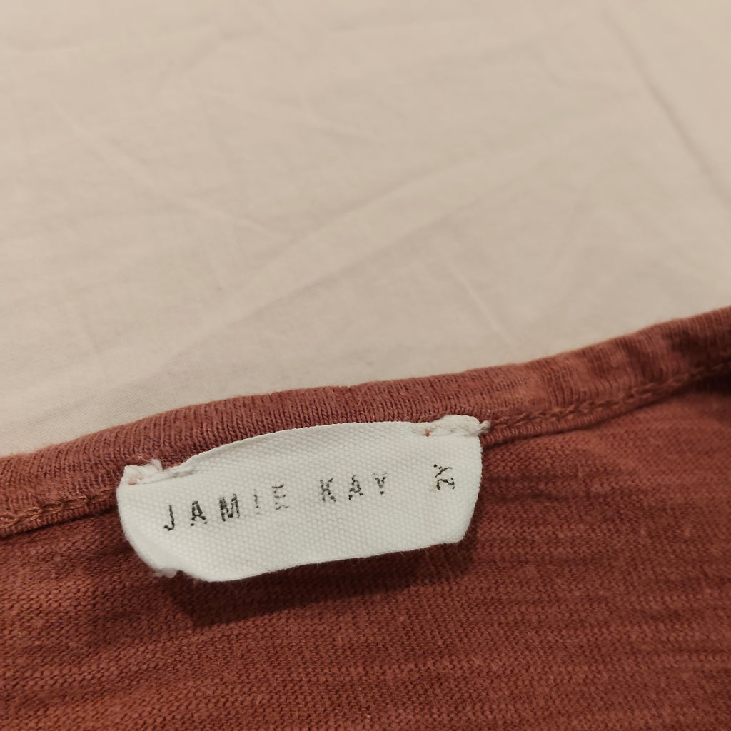JAMIE KAY top size 2y girls short sleeve Copper