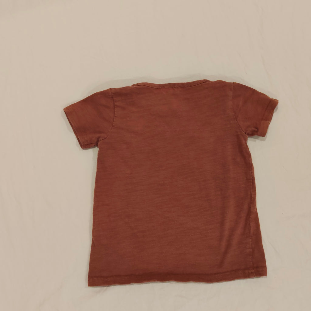 JAMIE KAY top size 2y girls short sleeve Copper
