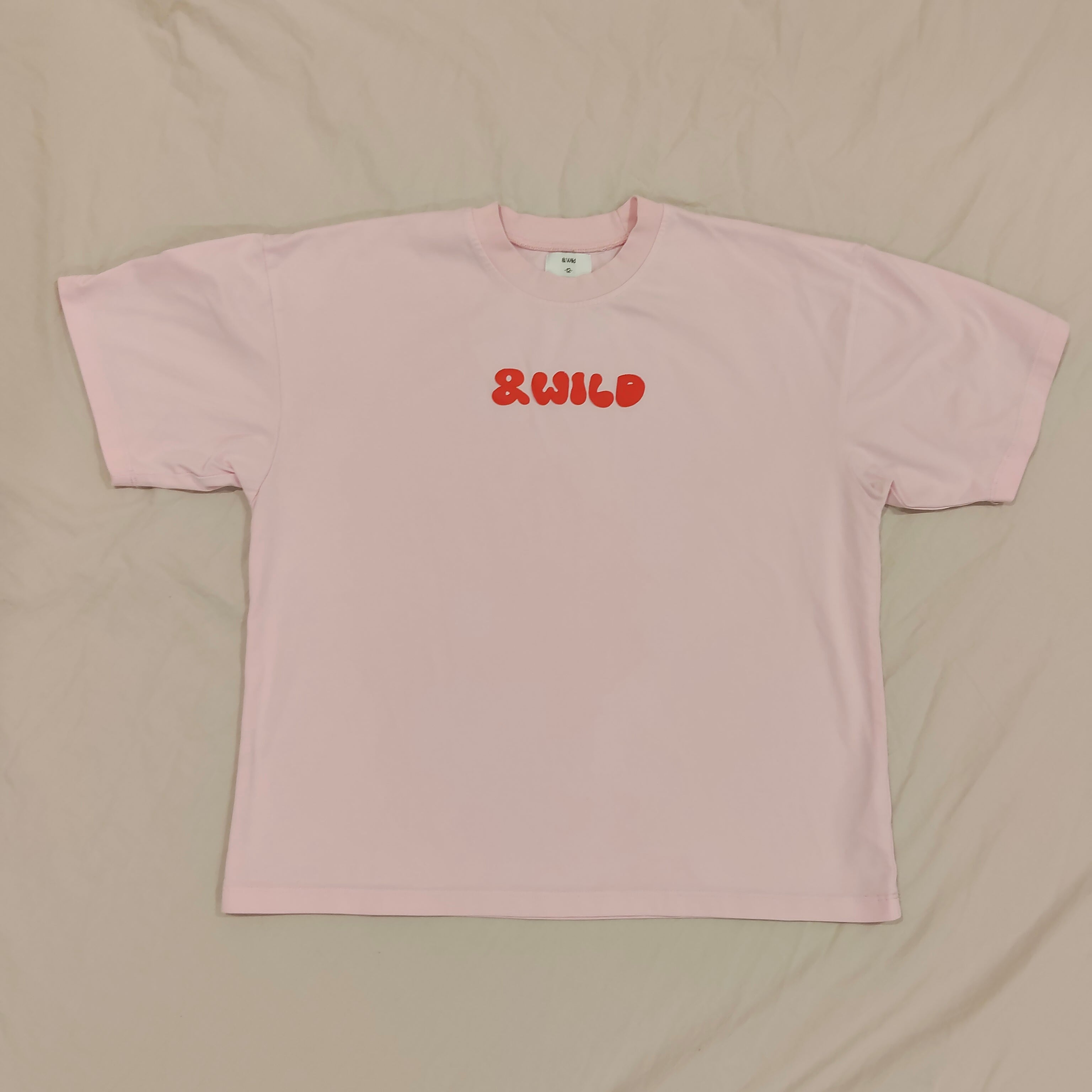 &Wild - Boxy Fit Tee Bubblegum Pink size 12yrs Girls Designed in NZ