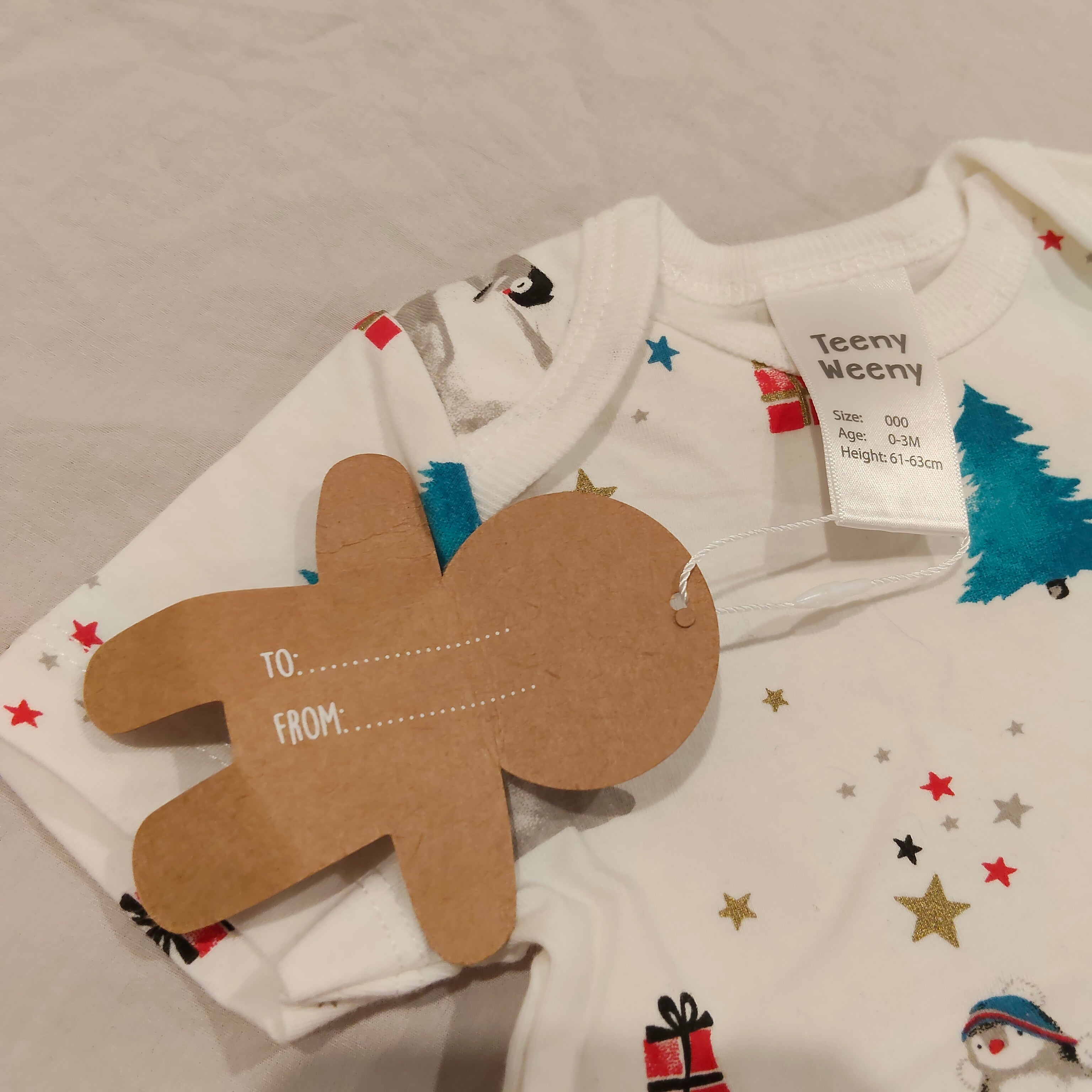 NEW Teeny Weeny Christmas Tutu Dress Size 0-3M Baby Girls