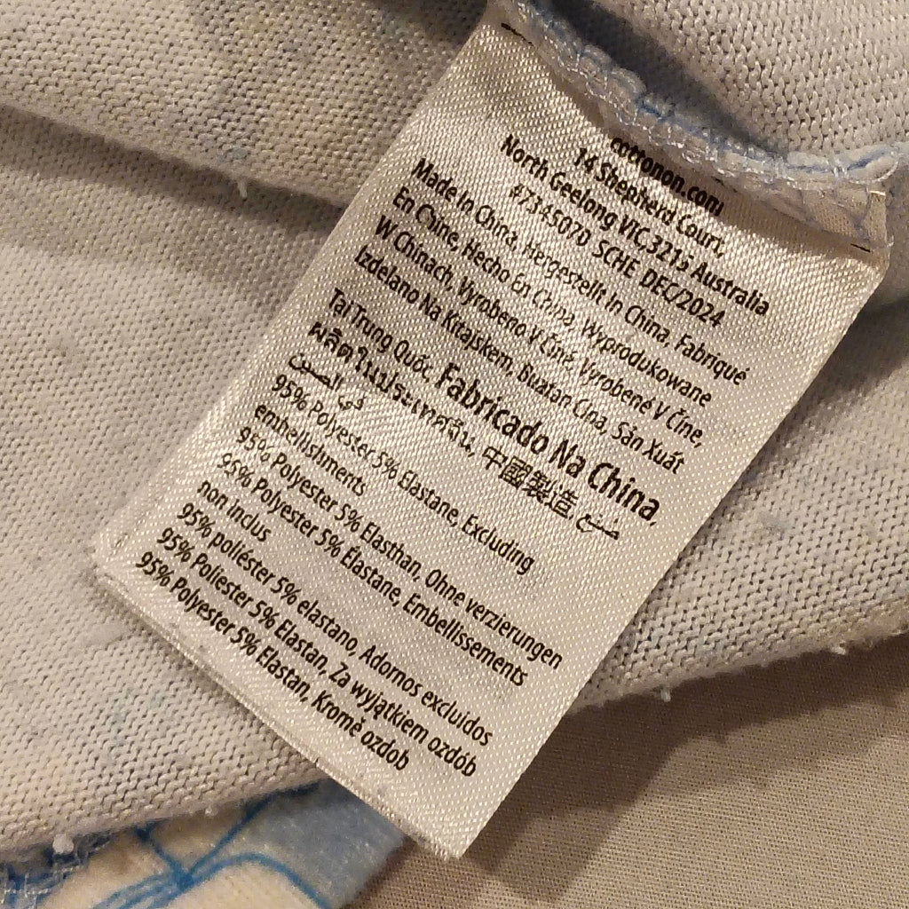 BLUEY top size 7 long sleeve sleepwear