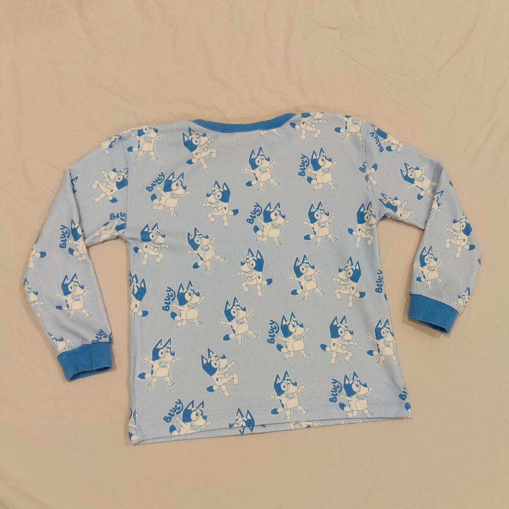 BLUEY top size 7 long sleeve sleepwear