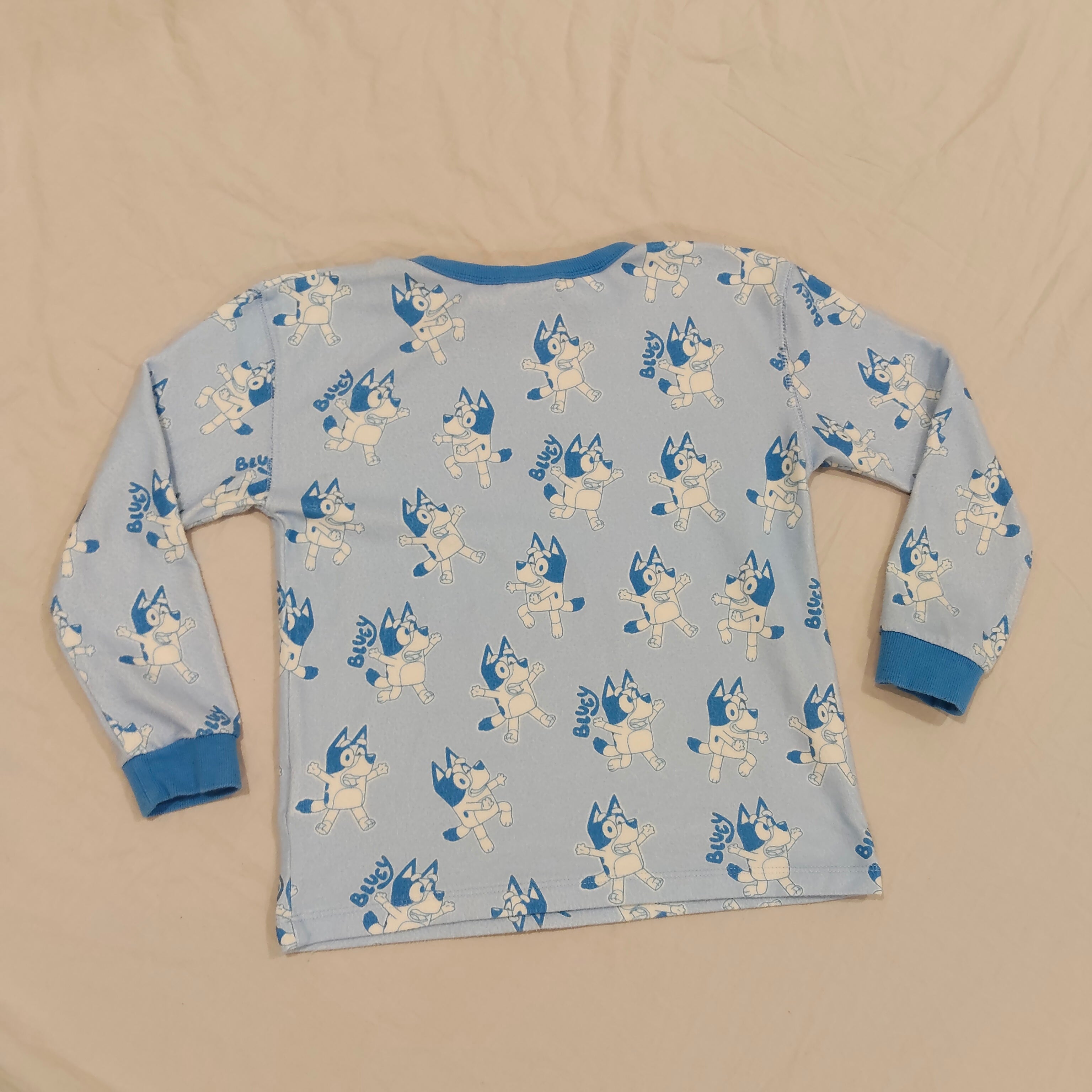 BLUEY top size 7 long sleeve sleepwear