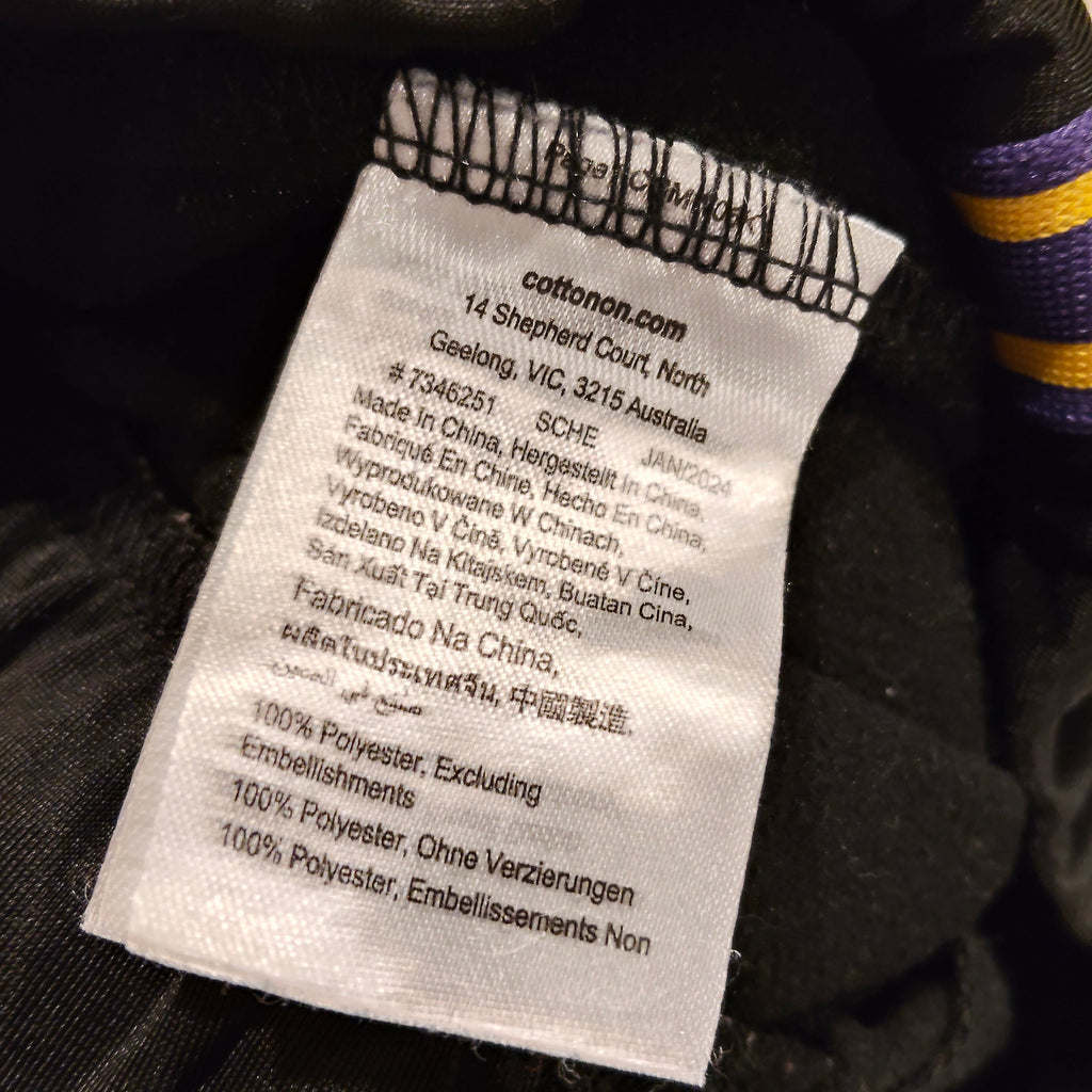 Cotton On Kids NBA size 5 girls pants Lakers