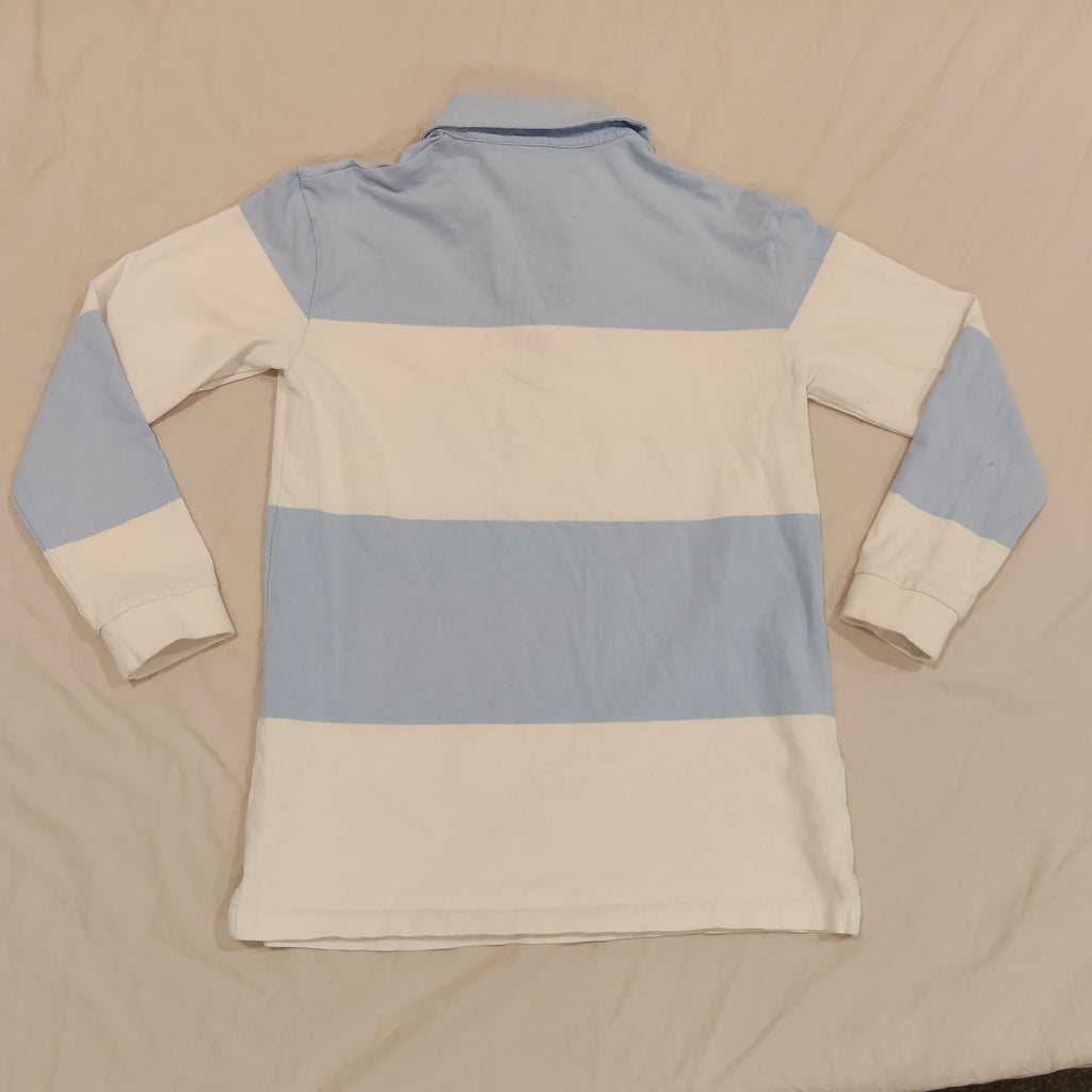 COUNTRY ROAD top size 14 Women blue/white long sleeeve