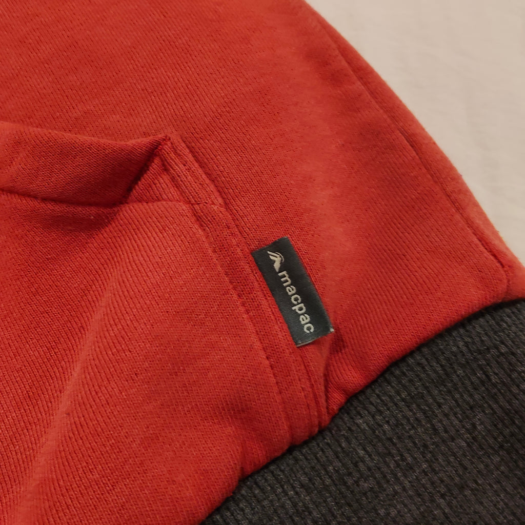 MACPAC zip hoodie size 10 Boys organic cotton