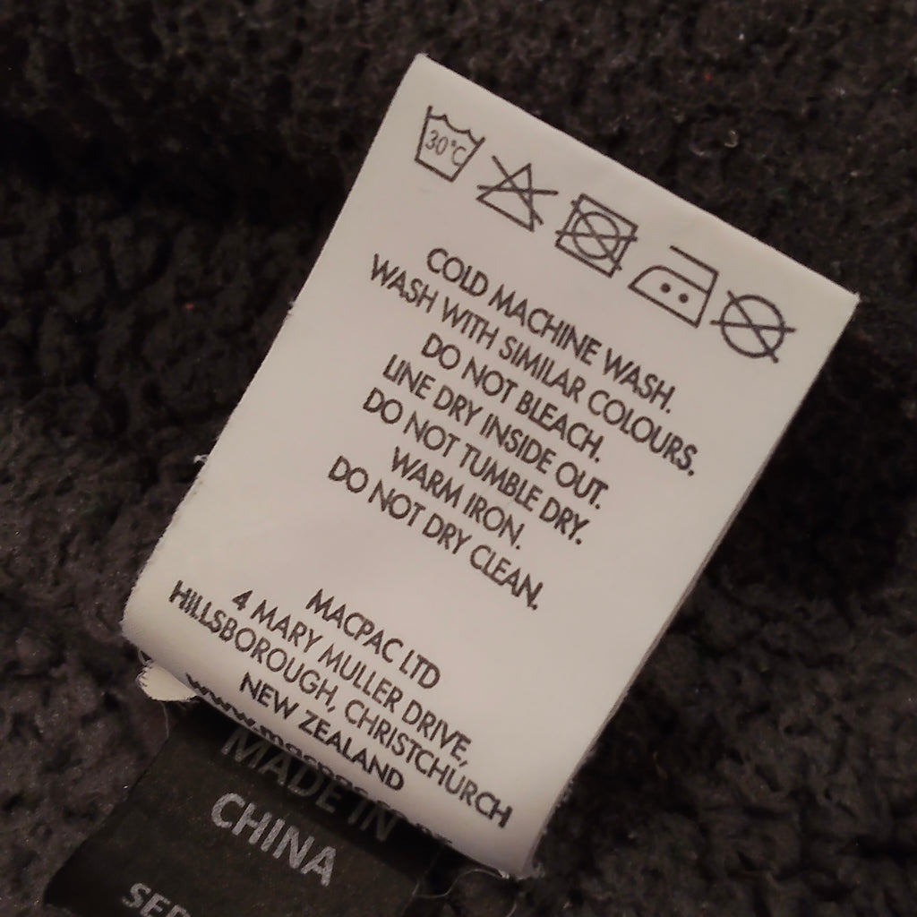 MACPAC zip hoodie size 10 Boys organic cotton