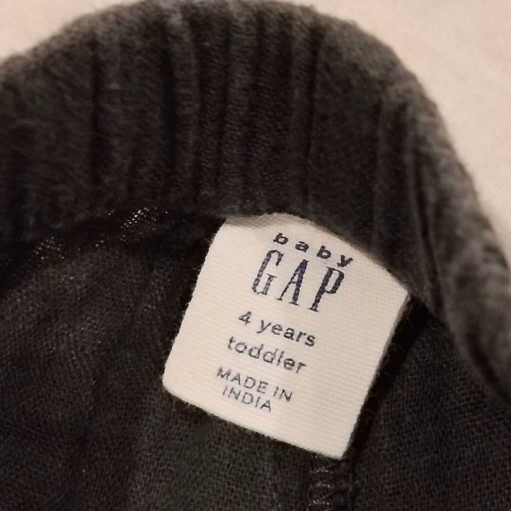 GAP baby wide trousers size 4yrs black