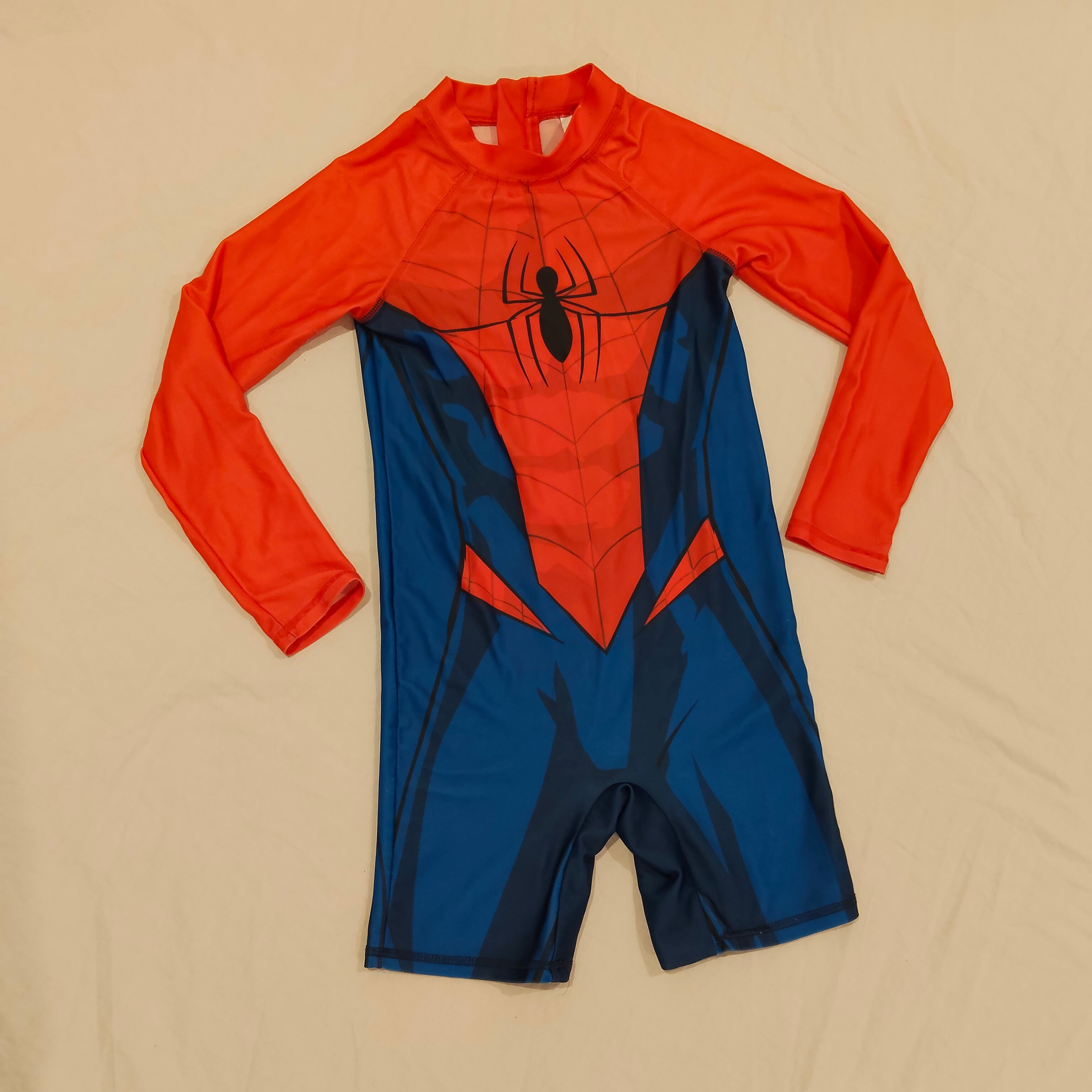 SPIDER MAN swimsuit size 6 Boys