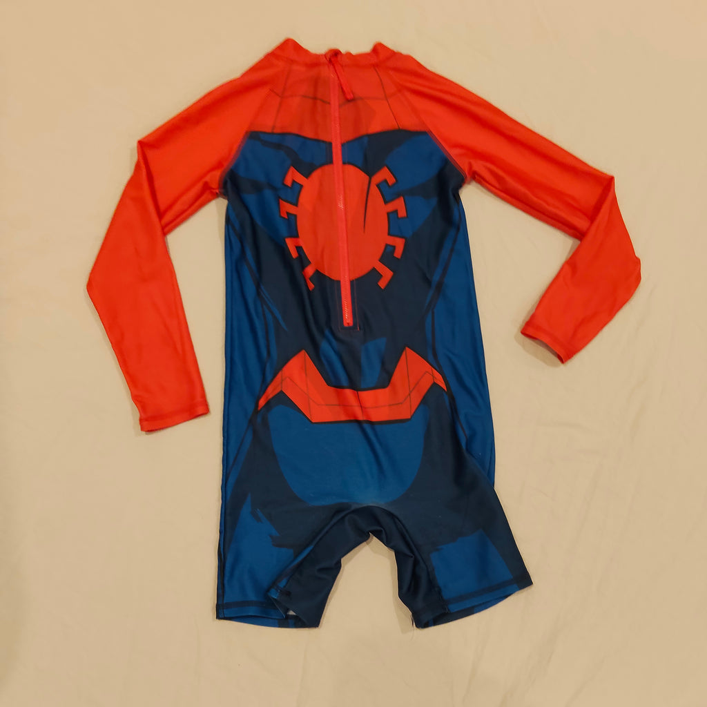 SPIDER MAN swimsuit size 6 Boys