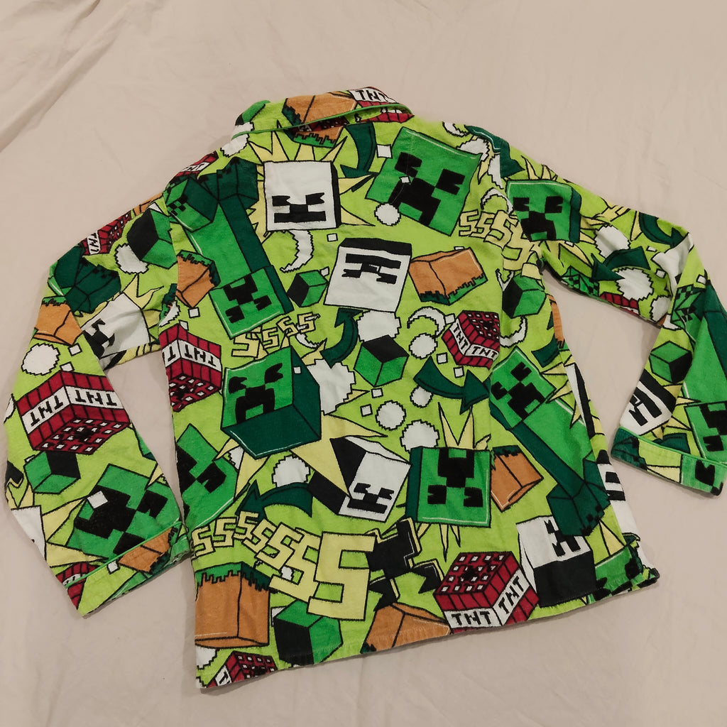 MINECRAFT pyjama set size 13-14yrs Boys long sleeve