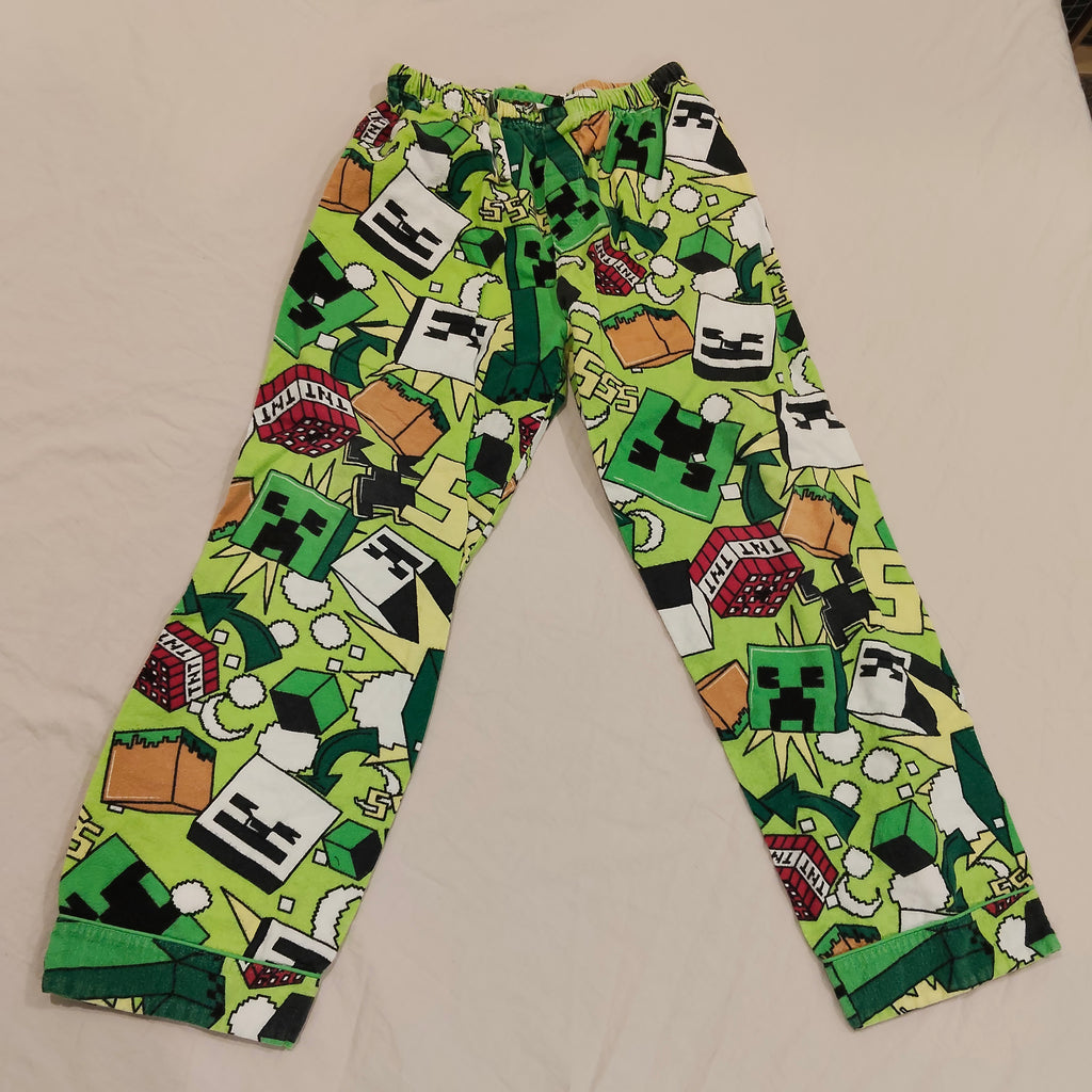 MINECRAFT pyjama set size 13-14yrs Boys long sleeve
