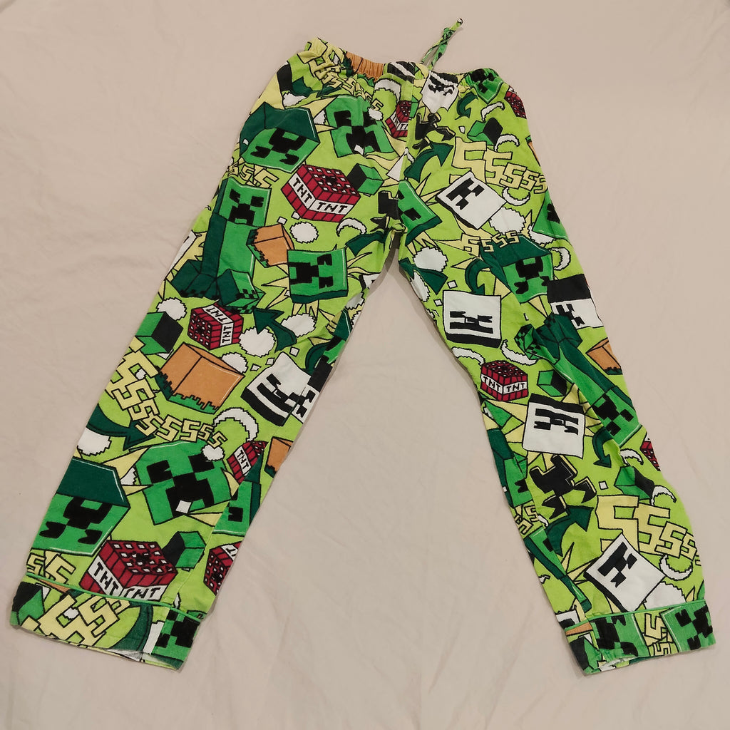 MINECRAFT pyjama set size 13-14yrs Boys long sleeve
