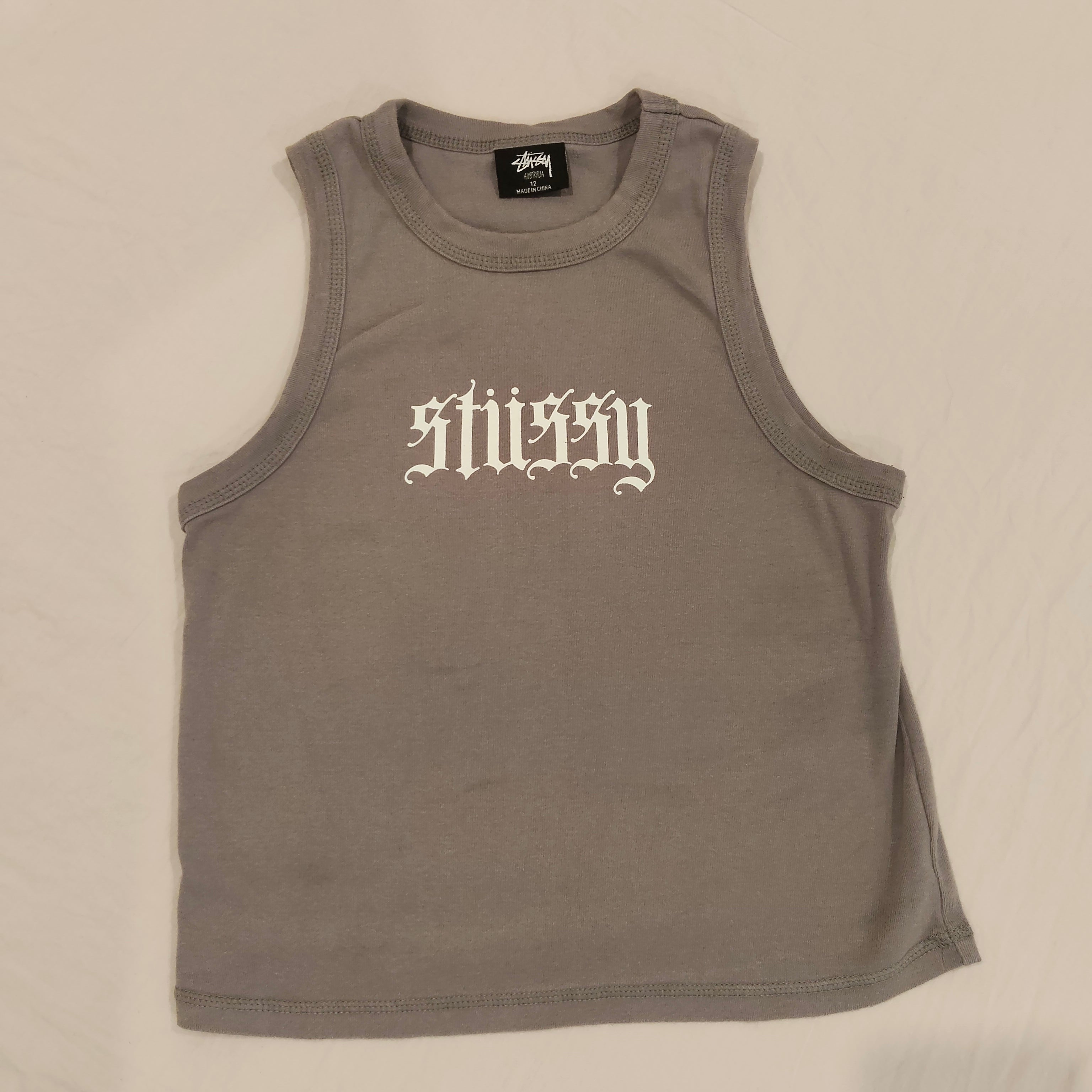 STUSSY Rib Tank Top size 12 Women