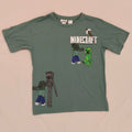 MINECRAFT top size 14 Boys Short Sleeve