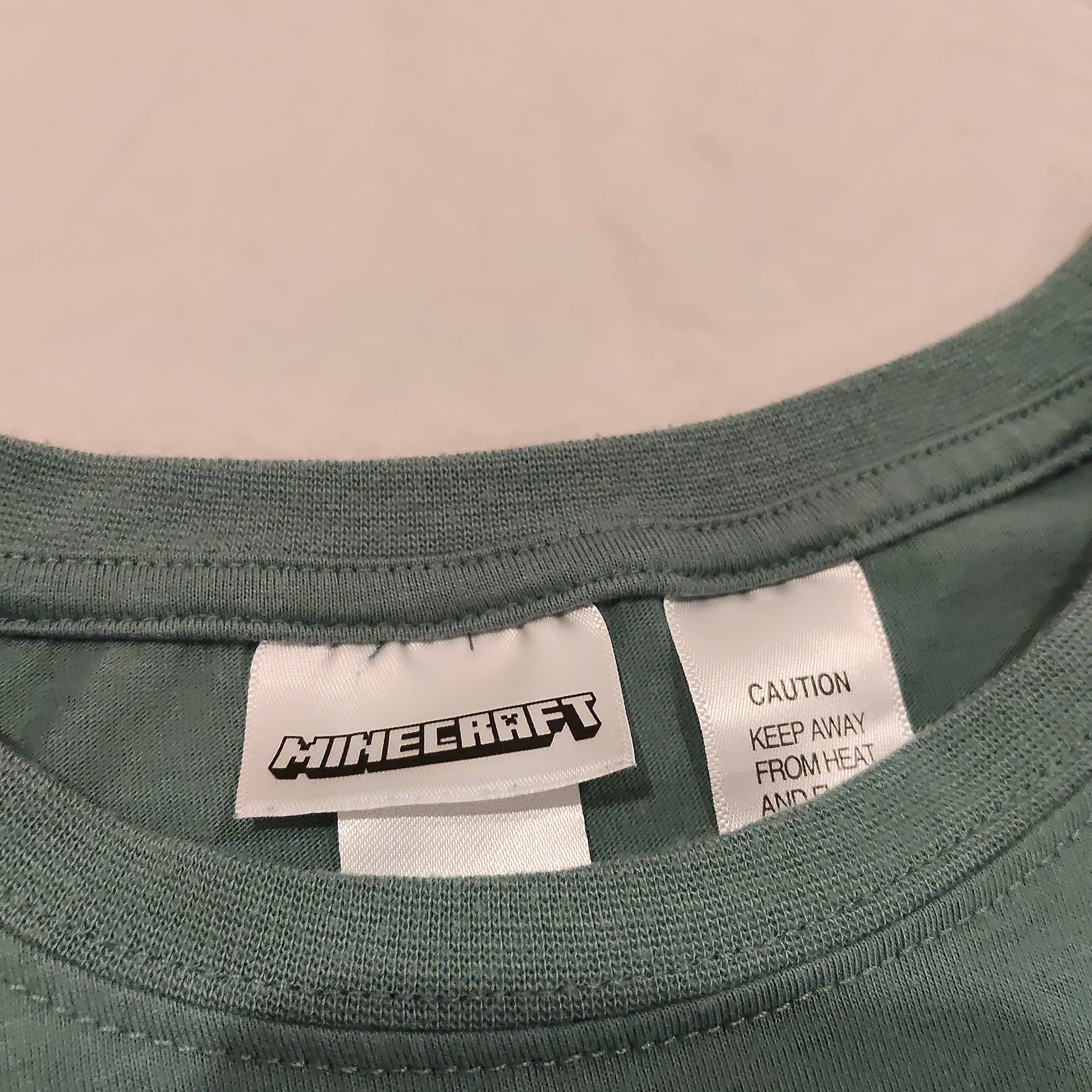 MINECRAFT top size 14 Boys Short Sleeve