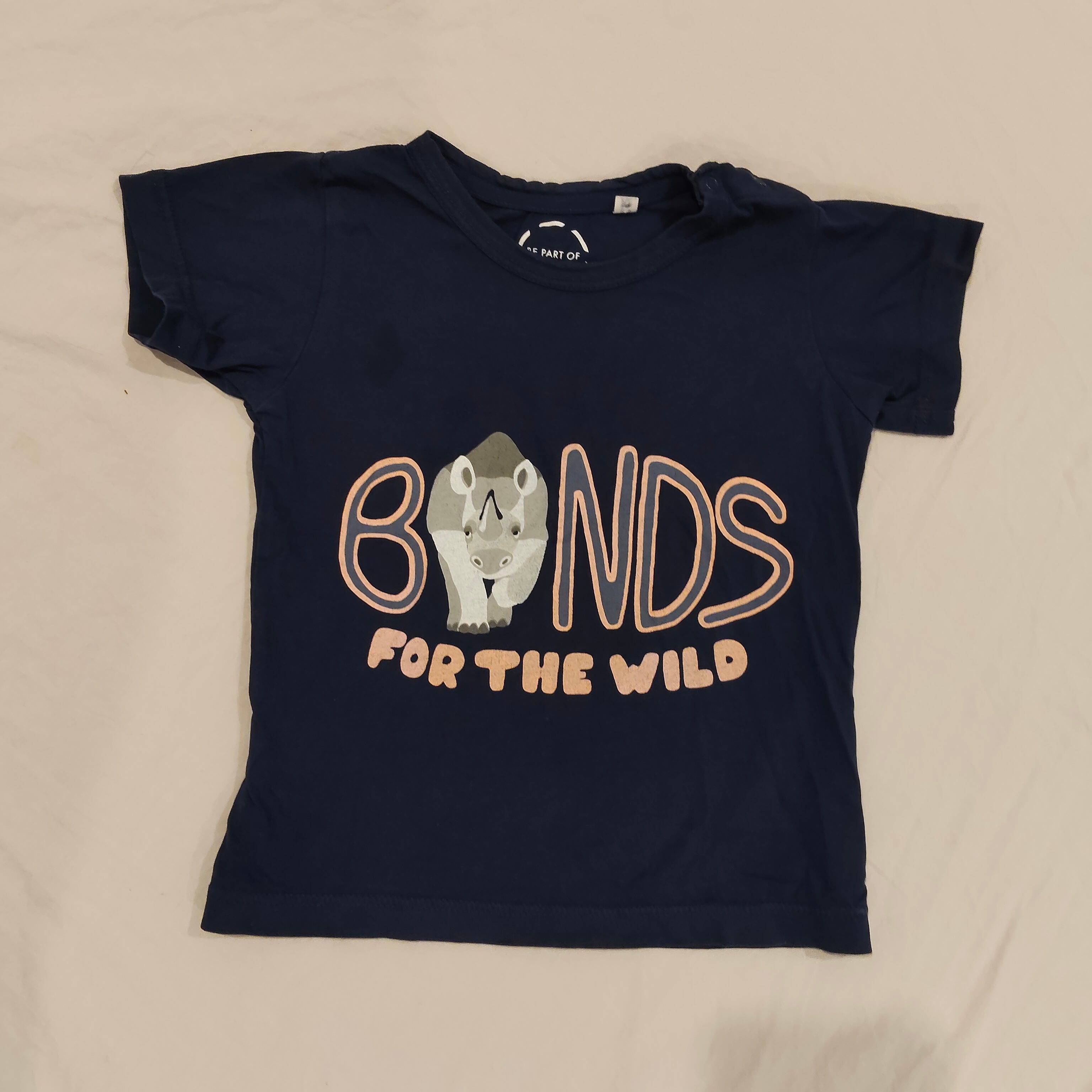 BONDS top size 18-24M short sleeve FOR THE WILD