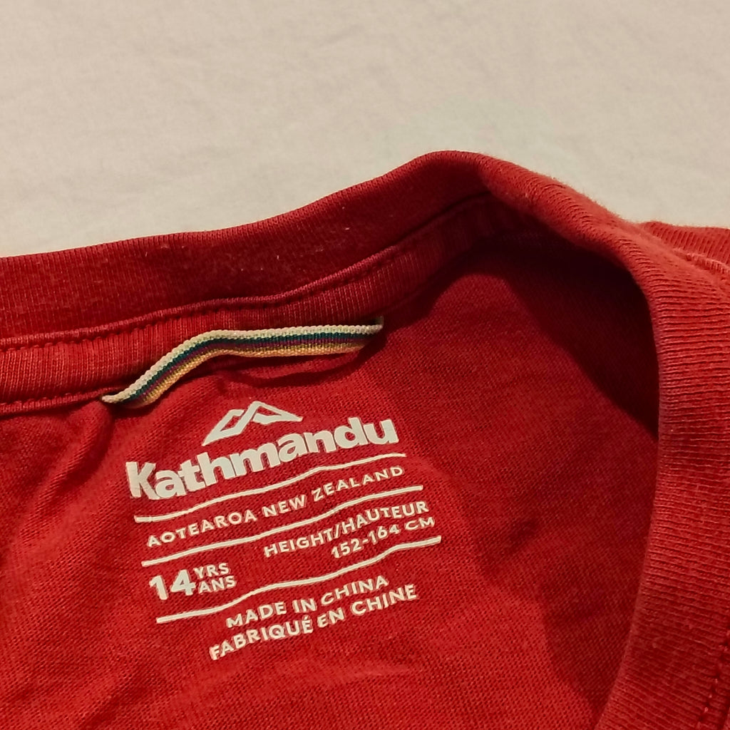 KATHMANDU tee size 14yrs Short Sleeve