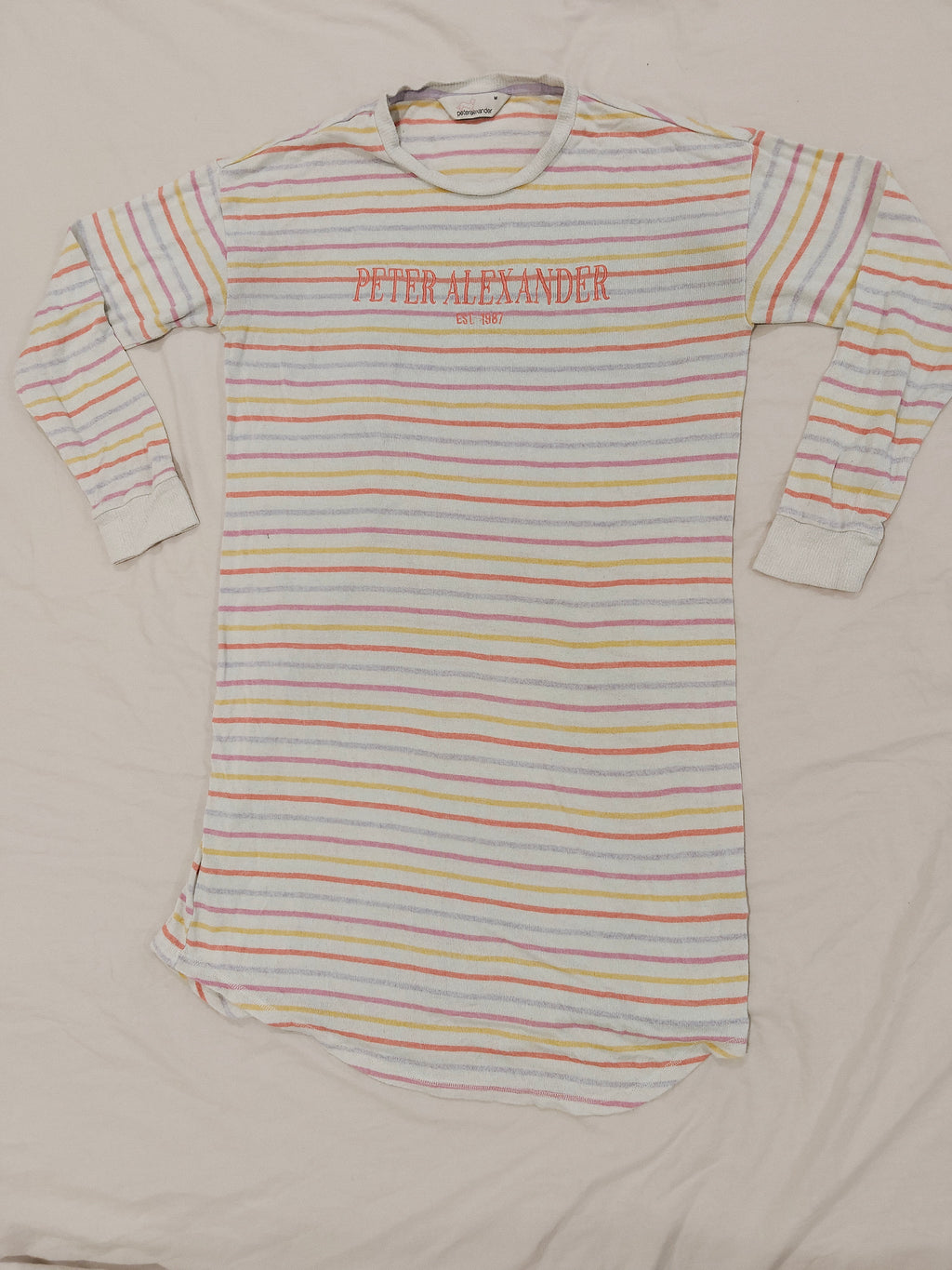 PETER ALEXANDER sleep dress size M Women Long Sleeve