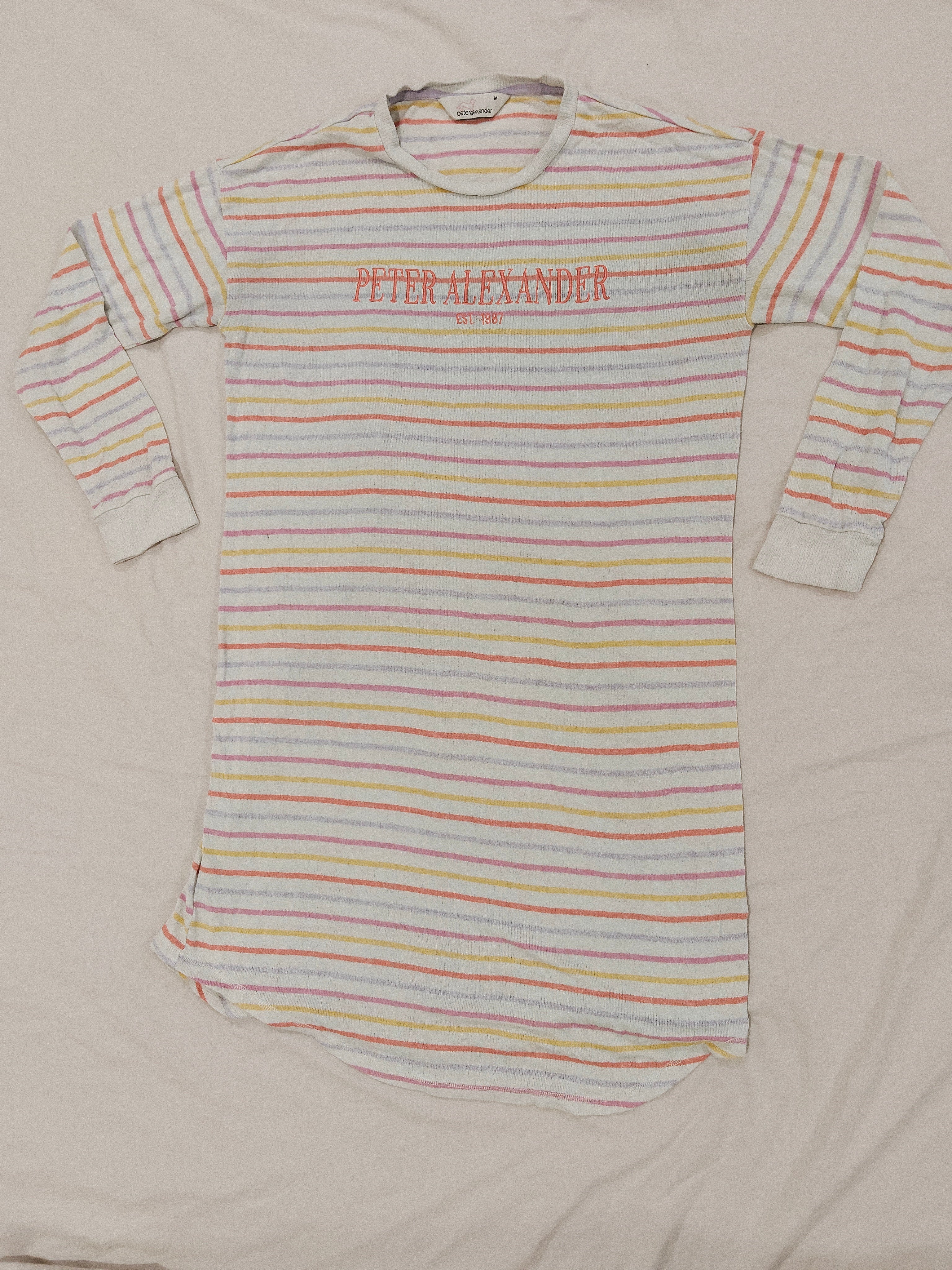 PETER ALEXANDER sleep dress size M Women Long Sleeve