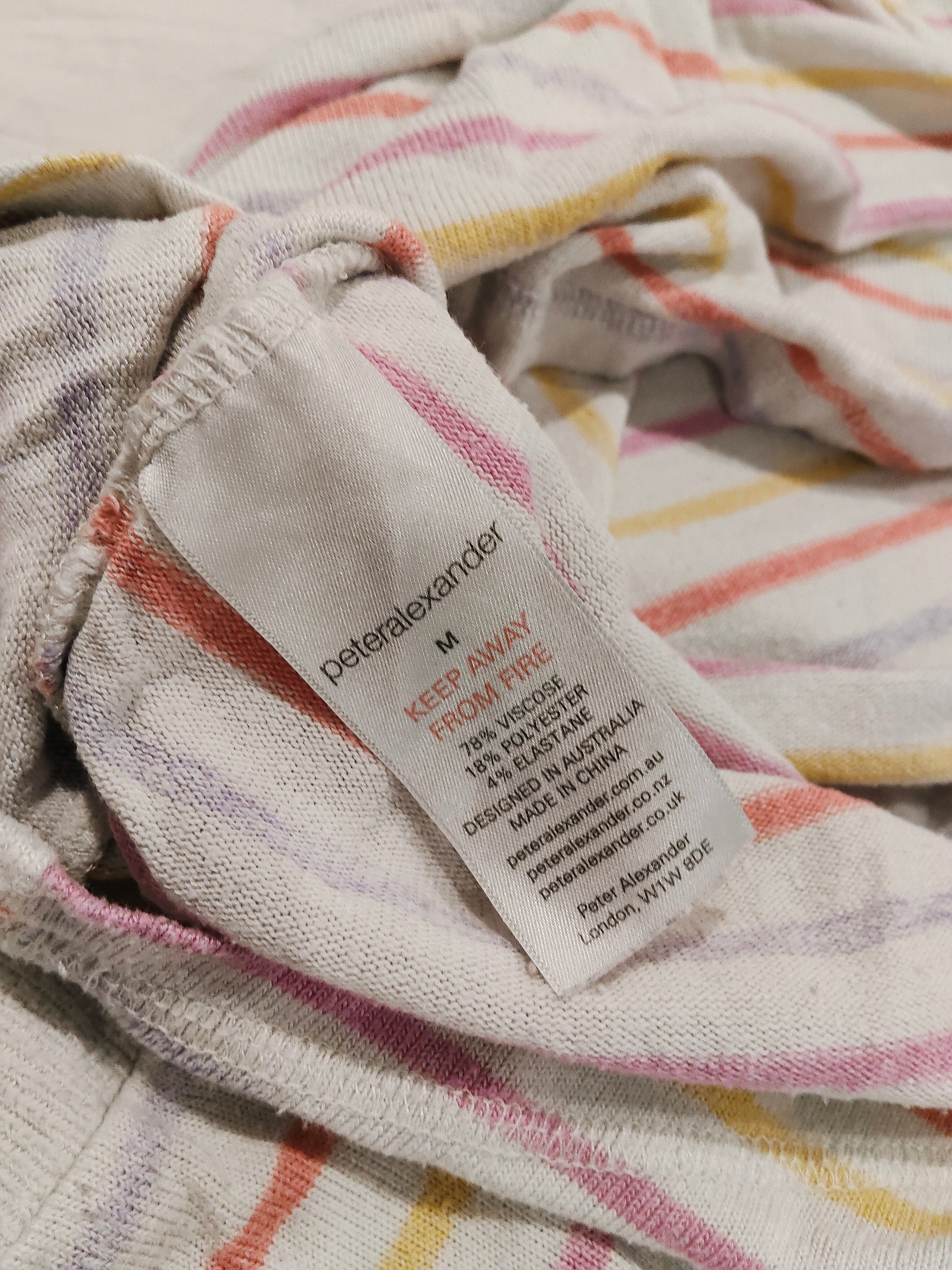 PETER ALEXANDER sleep dress size M Women Long Sleeve