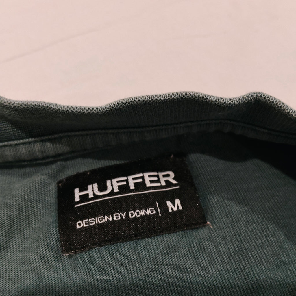 HUFFER tee Size M Men Short Sleeve Dark Green