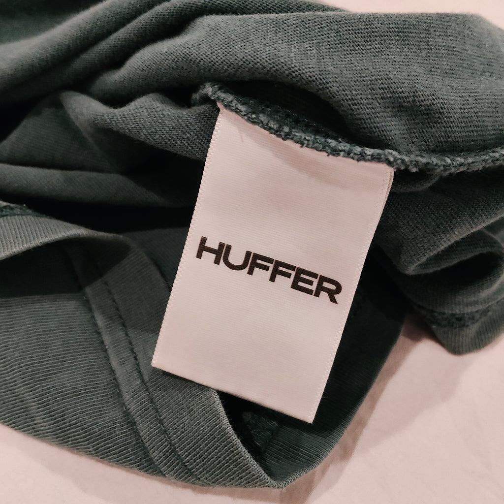HUFFER tee Size M Men Short Sleeve Dark Green