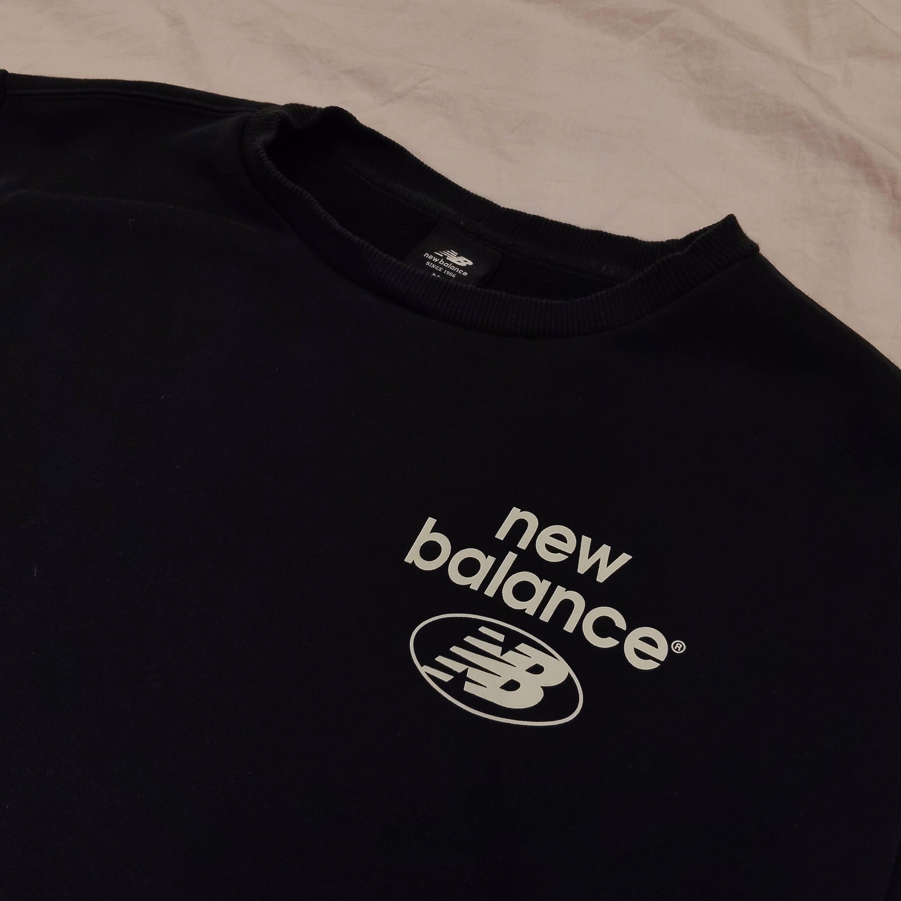 NEW BALANCE Jumper Size M Black Men