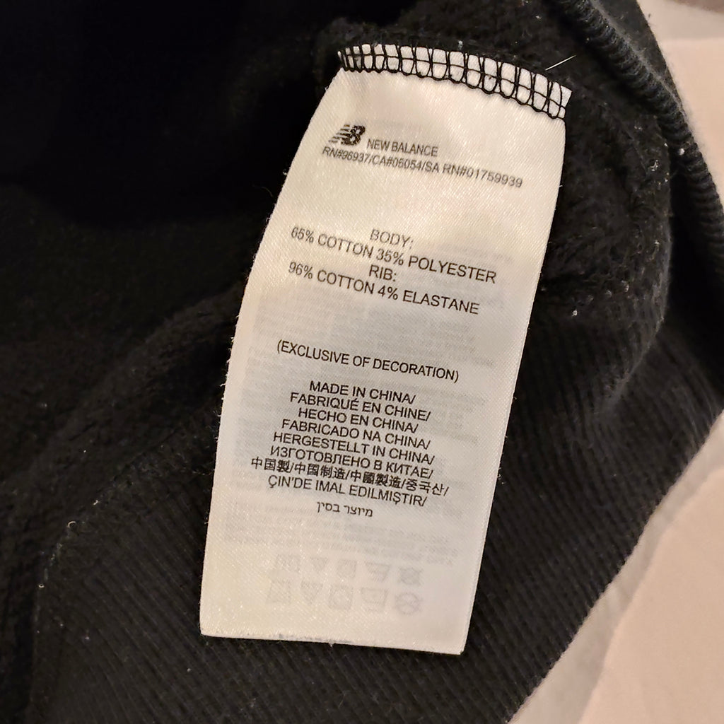 NEW BALANCE Jumper Size M Black Men