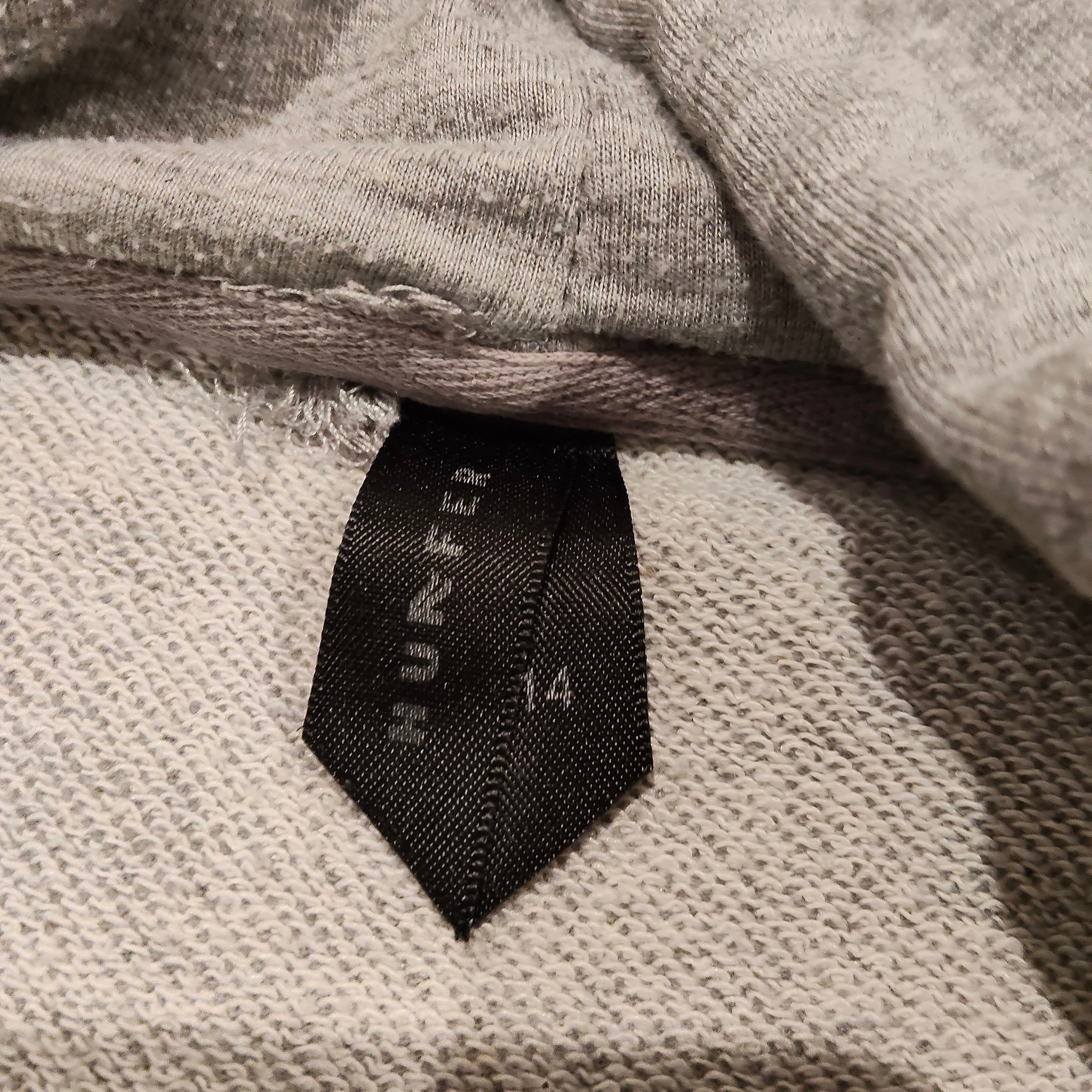 HUFFER Hoodie Size 14 Women Grey