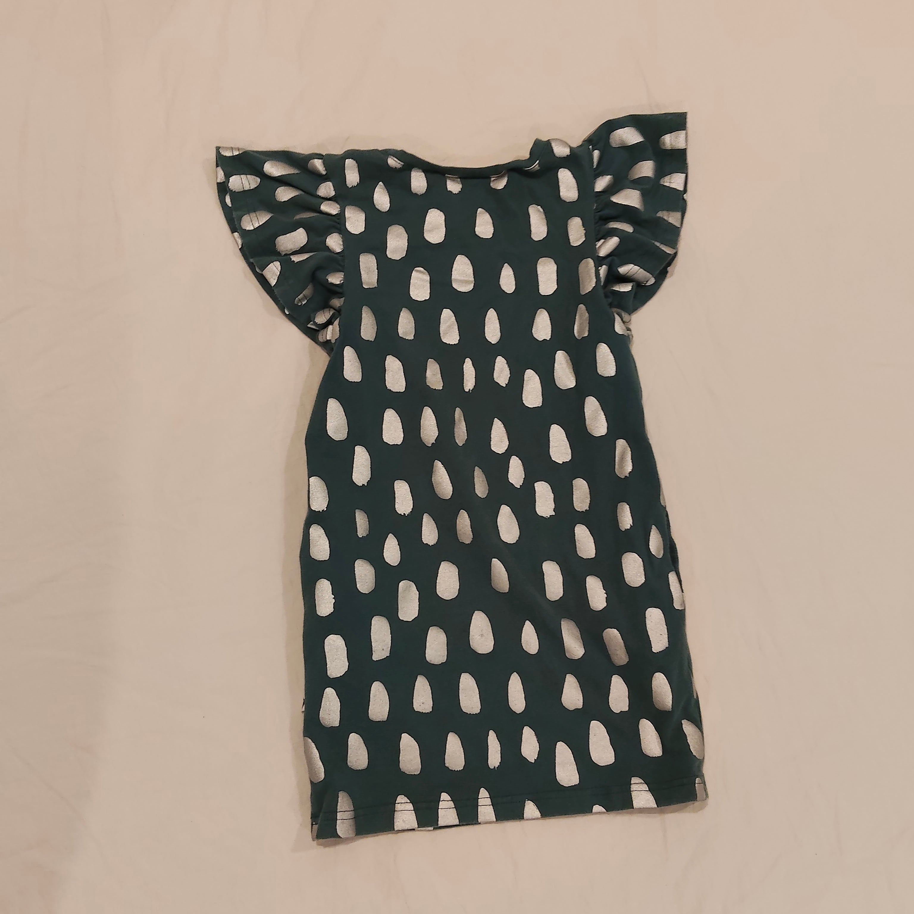 MINTI Dress Size 4 Girls Dark Green