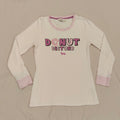 PETER ALEXANDER Pyjama Top Size M Women 'Donut Disturb'