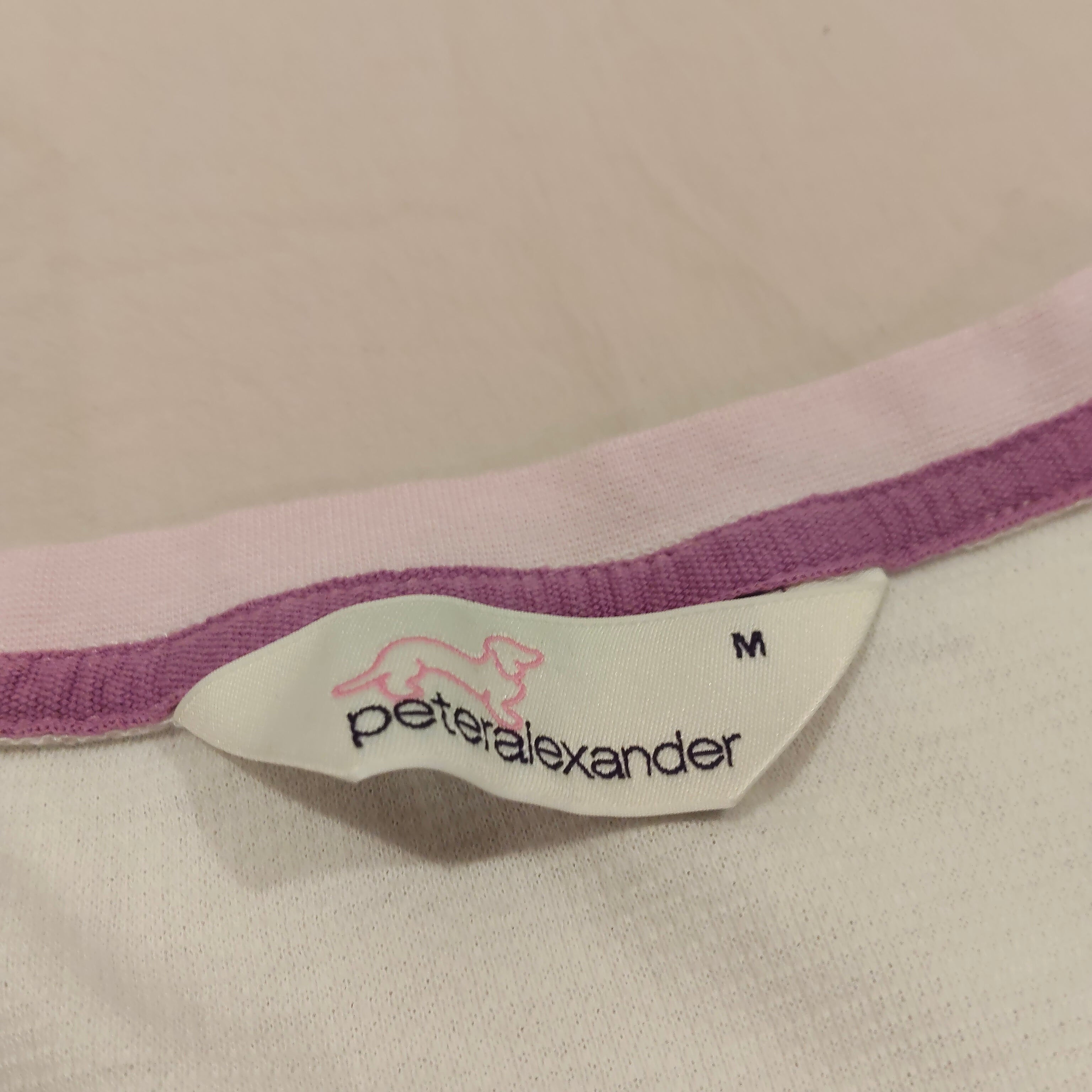 PETER ALEXANDER Pyjama Top Size M Women 'Donut Disturb'
