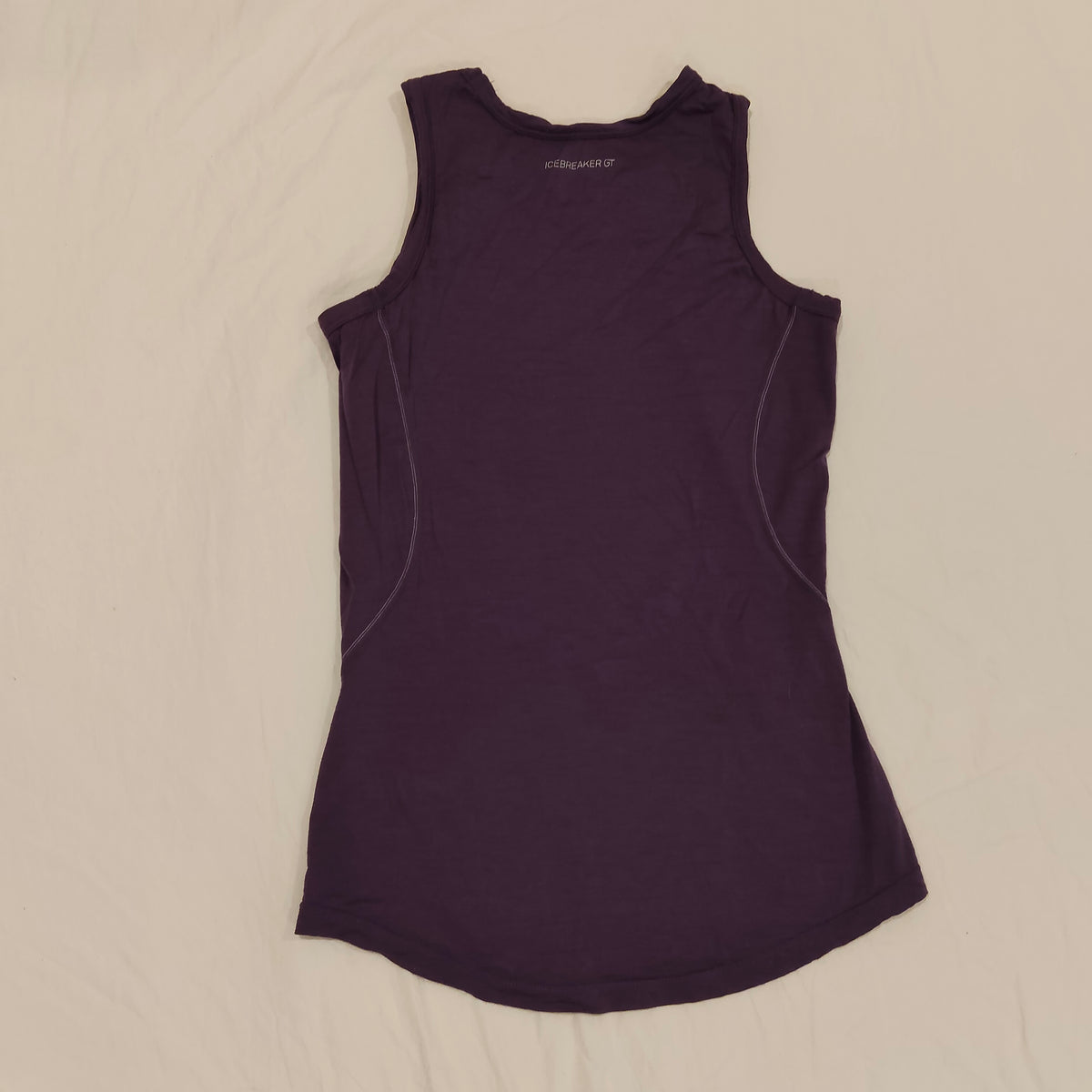 ICEBREAKER Merino Tank Top Size S Women Purple