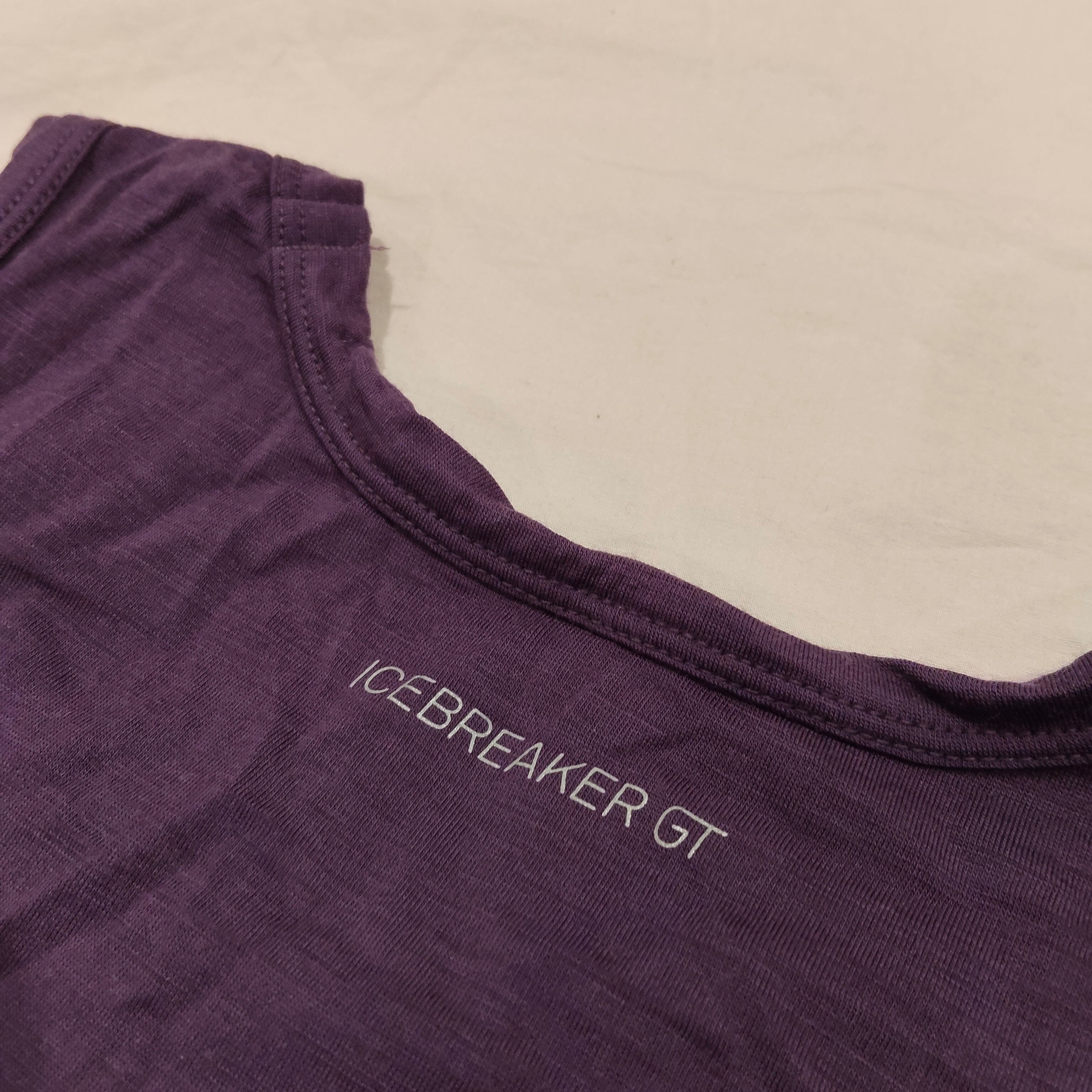 ICEBREAKER Merino Tank Top Size S Women Purple