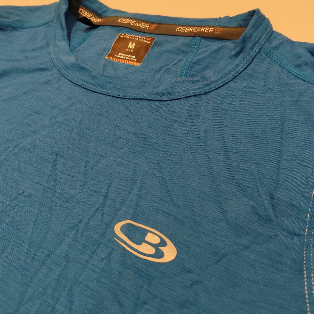ICEBREAKER Merino Tank Top Size M Mens Blue