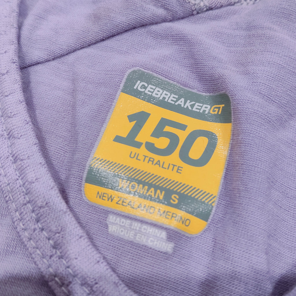 ICEBREAKER Merino Tank Top Size S Women Lilac