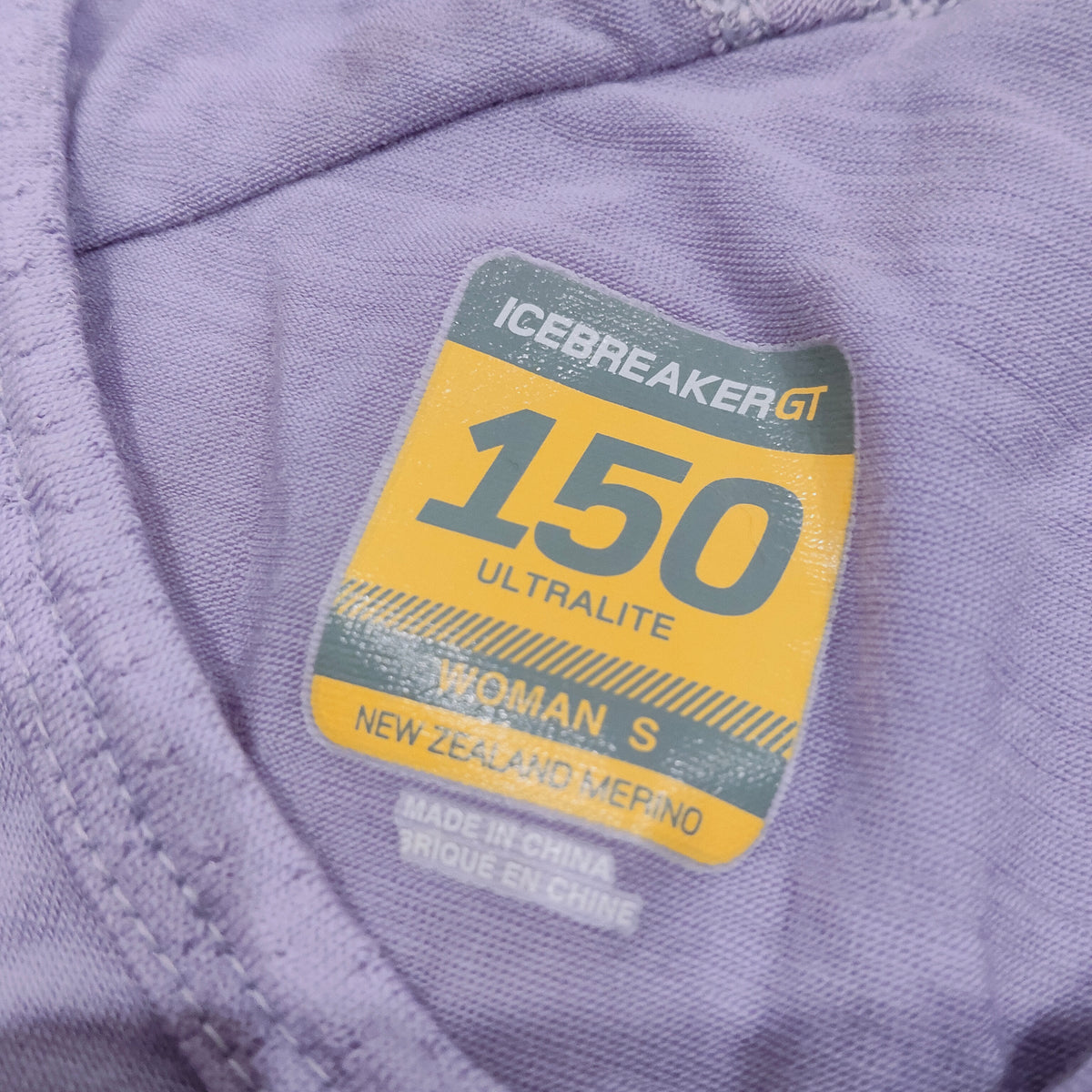 ICEBREAKER Merino Tank Top Size S Women Lilac