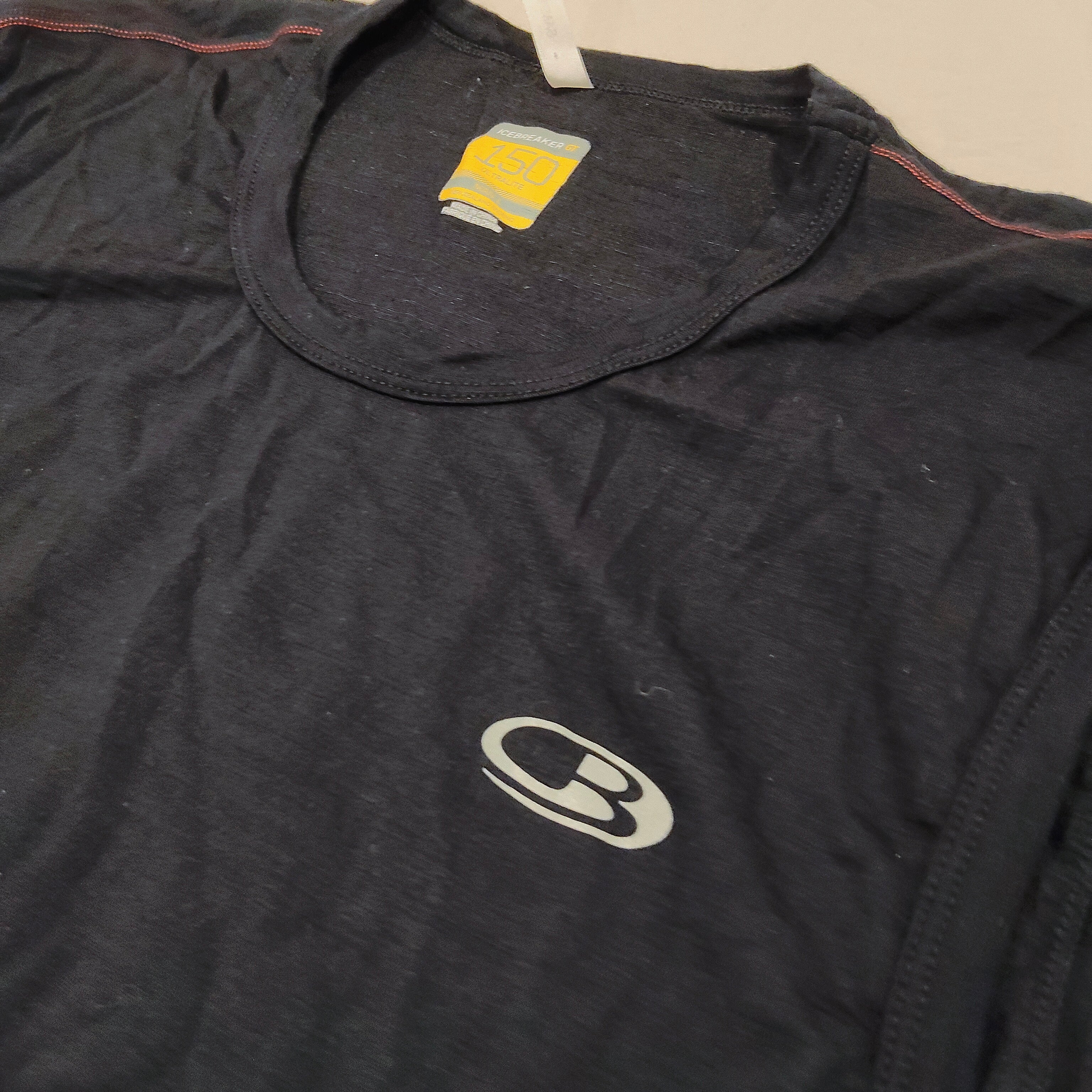 ICEBREAKER Merino Tank Top Size L Mens Black