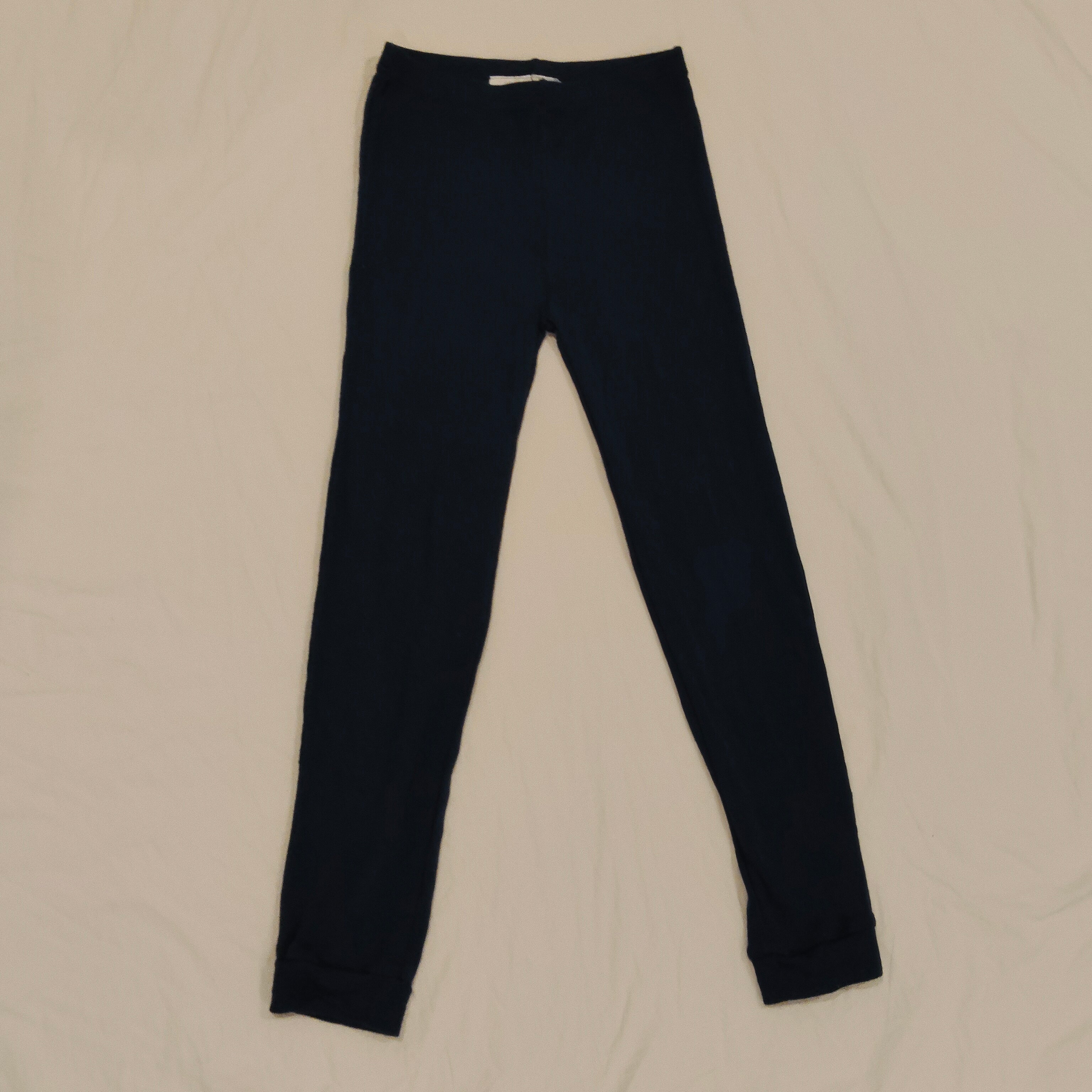 THE SLEEP STORE 100% Merino Leggings Size 10yrs Unisex Navy