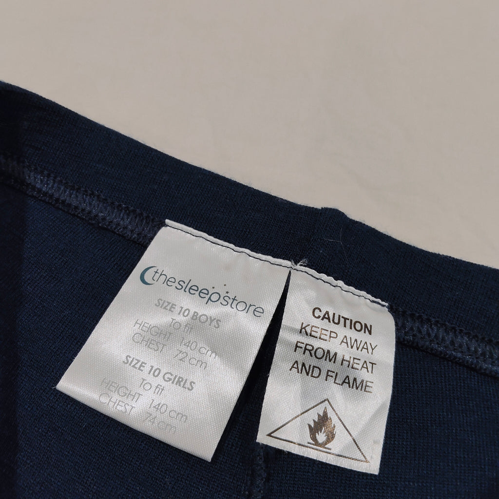 THE SLEEP STORE 100% Merino Leggings Size 10yrs Unisex Navy