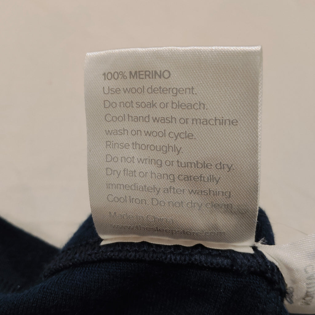 THE SLEEP STORE 100% Merino Leggings Size 10yrs Unisex Navy