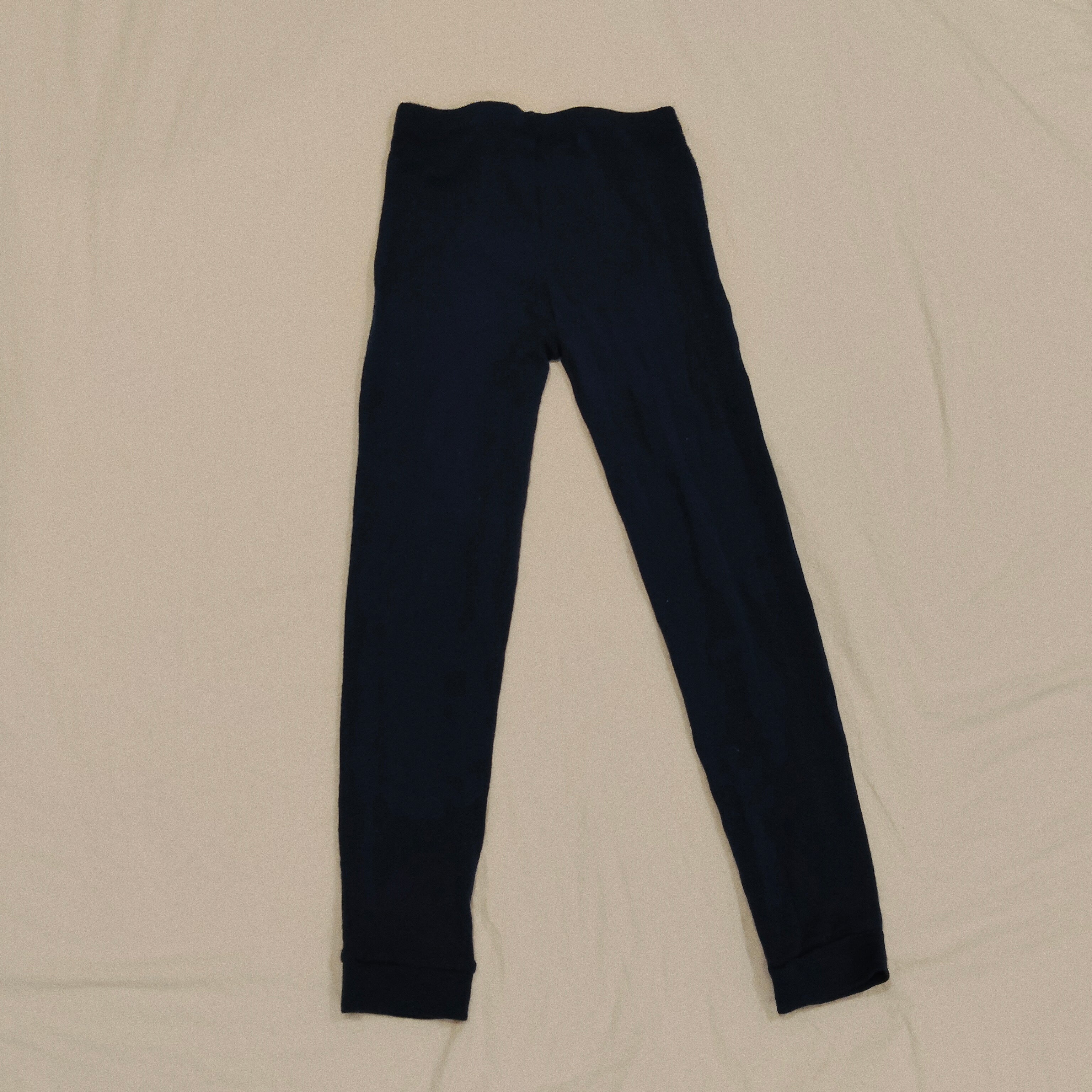 THE SLEEP STORE 100% Merino Leggings Size 10yrs Unisex Navy