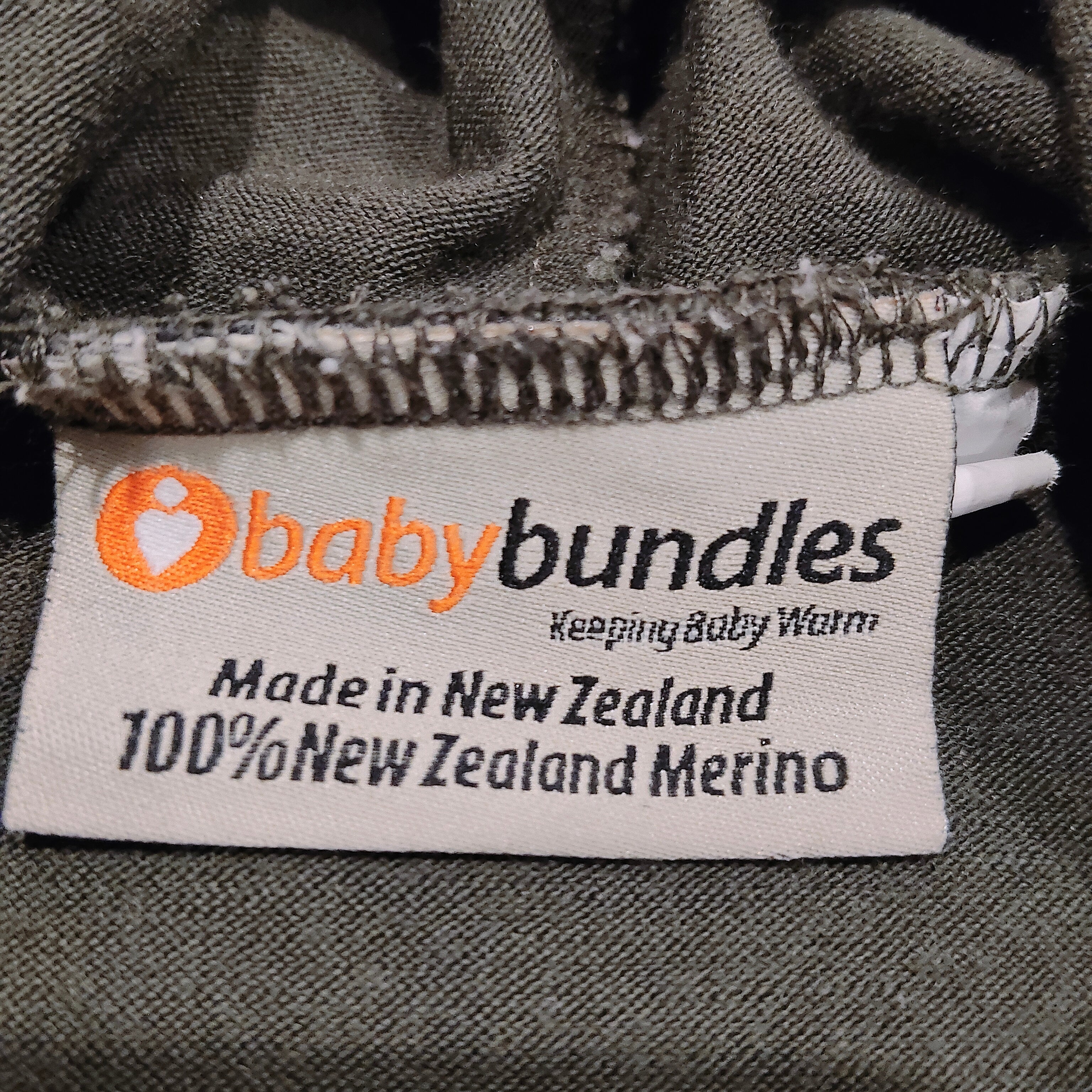 Baby Bundles 100% Merino Hoodie Size 6 Made in NZ
